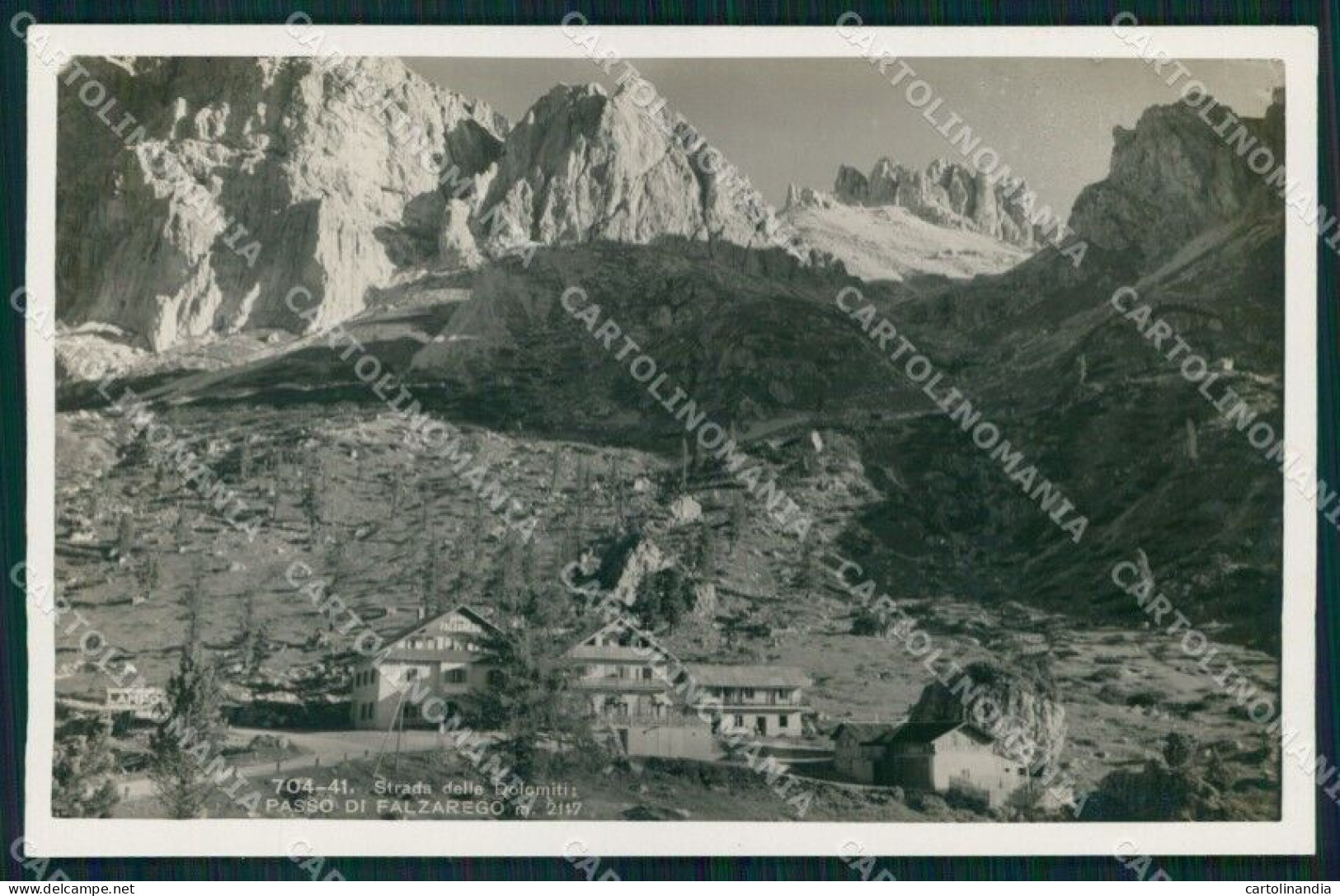 Belluno Cortina D'Ampezzo Passo Di Falzarego Franzl 704 41 Foto Cartolina MX3532 - Belluno