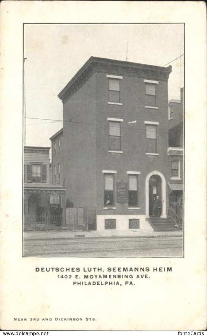 41326697 Philadelphia Pennsylvania Deutsches Luth. Seemanns Heim Philadelphia Pe - Autres & Non Classés