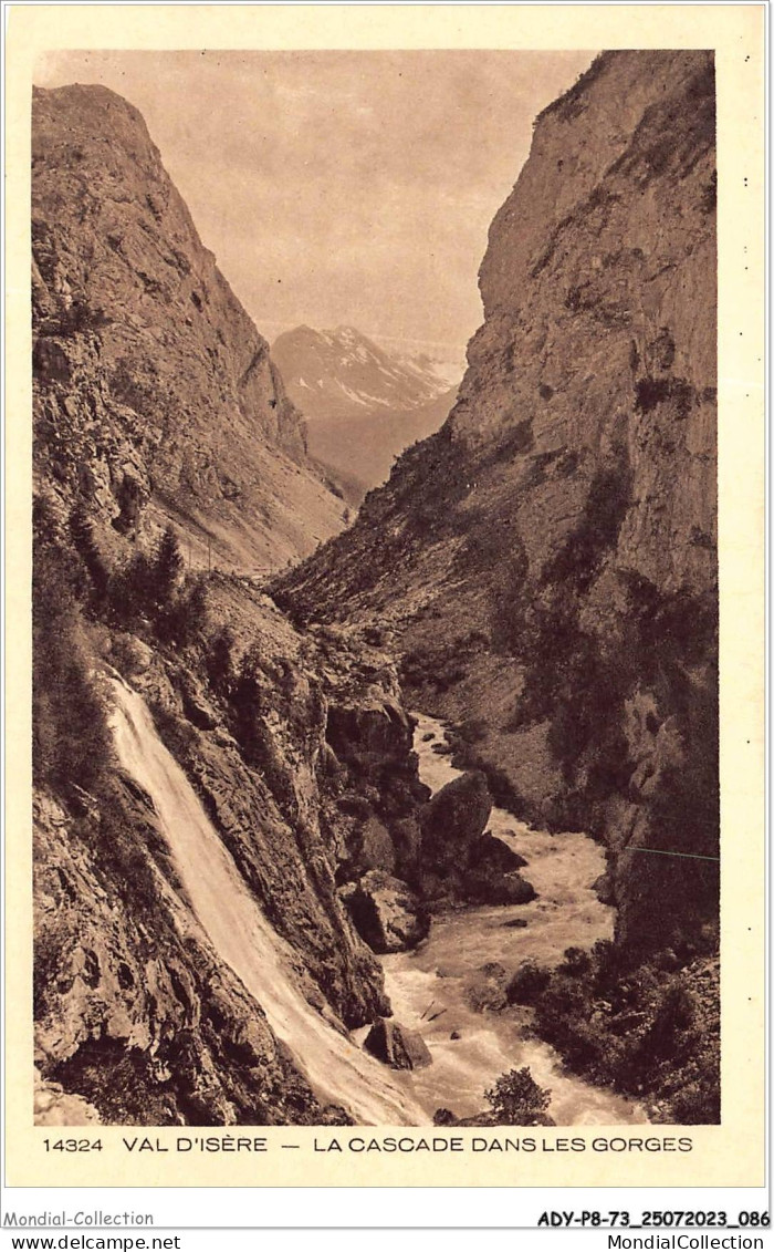 ADYP8-73-0689 - VAL D'ISERE - La Cascade Dans Les Gorges  - Val D'Isere