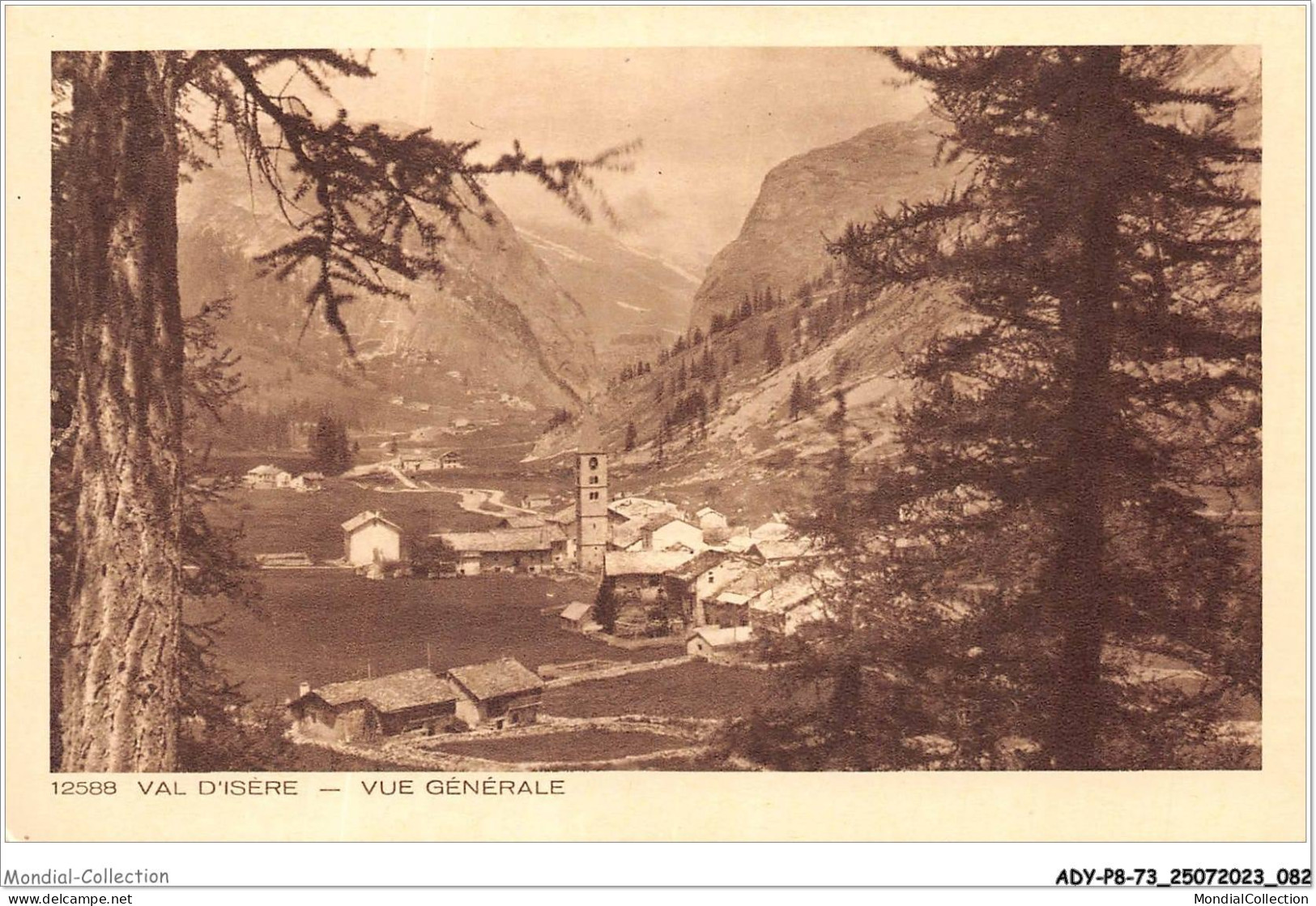 ADYP8-73-0687 - VAL D'ISERE - Vue Générale  - Val D'Isere