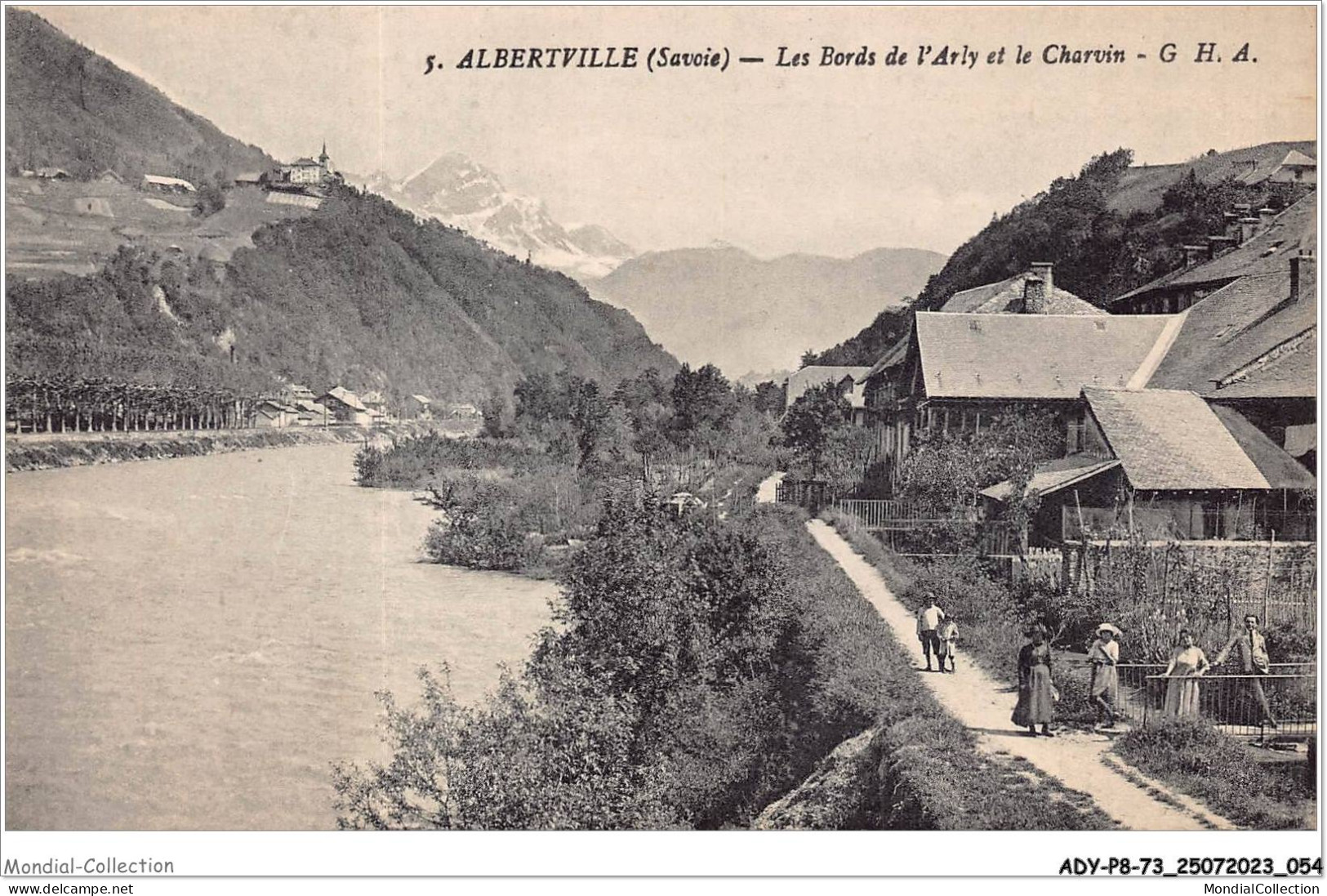 ADYP8-73-0673 - ALBERTVILLE - Les Bords De L'arly Et Le Charvin  - Albertville