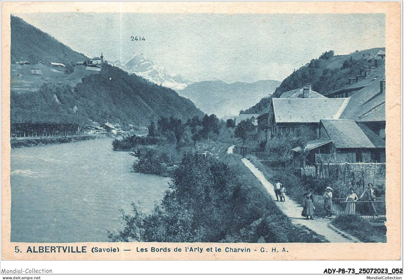 ADYP8-73-0672 - ALBERTVILLE - Les Bords De L'arly Et Le Charvin  - Albertville