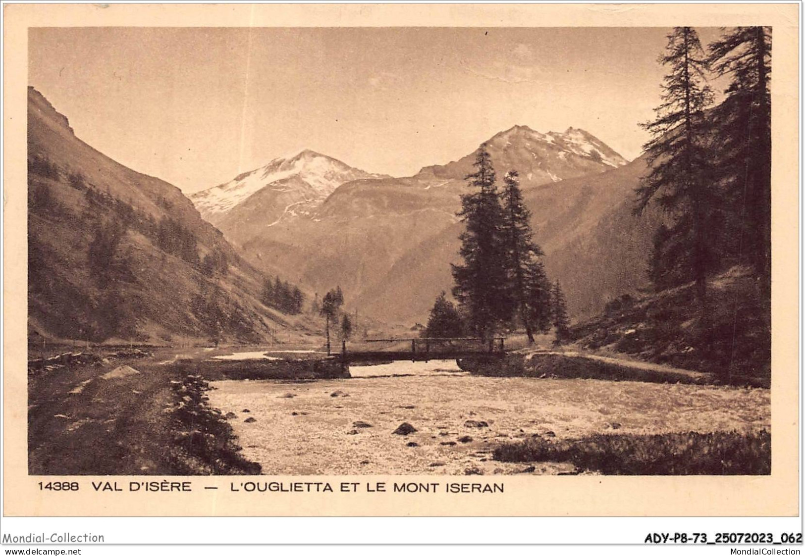 ADYP8-73-0677 - VAL D'ISERE - L'ouglietta Et Le Mont Iseran  - Val D'Isere