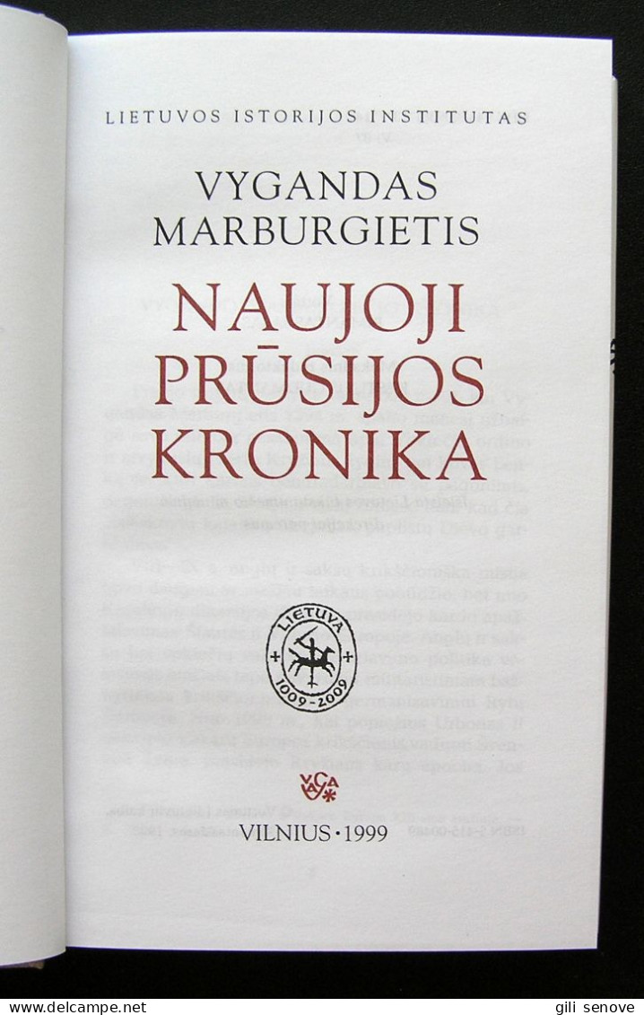 Lithuanian Book / Naujoji Prūsijos Kronika By Marburgietis 1999 - Culture