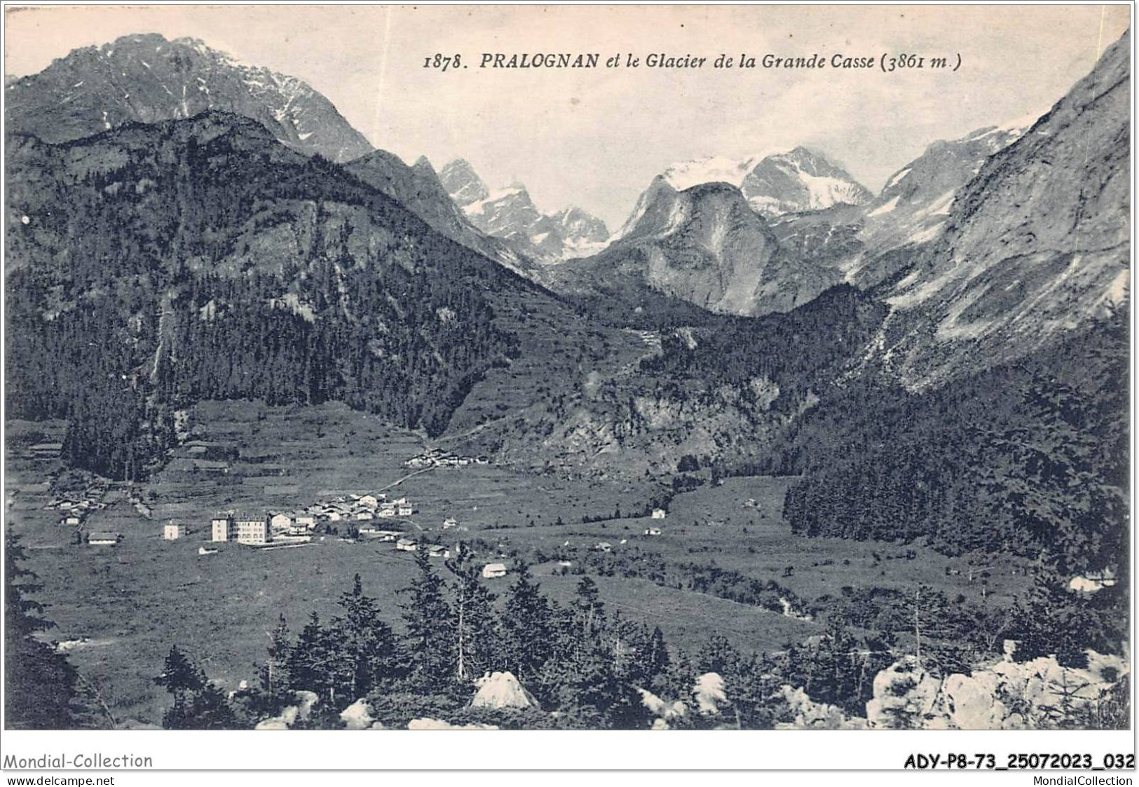 ADYP8-73-0662 - PRALOGNAN Et Le Glacier De La Grande Casse  - Pralognan-la-Vanoise