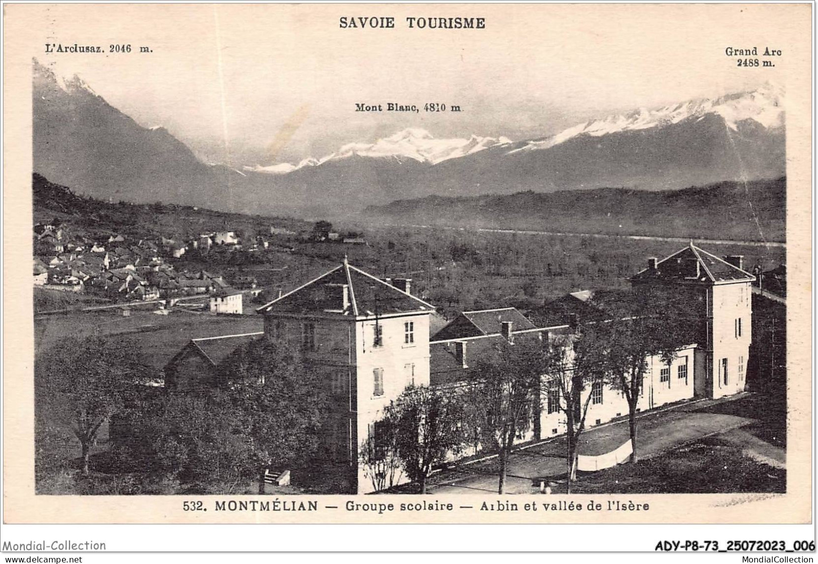 ADYP8-73-0649 - MONTMELIAN - Groupe Scolaire - Arbin Et Vallée De L'isère  - Montmelian