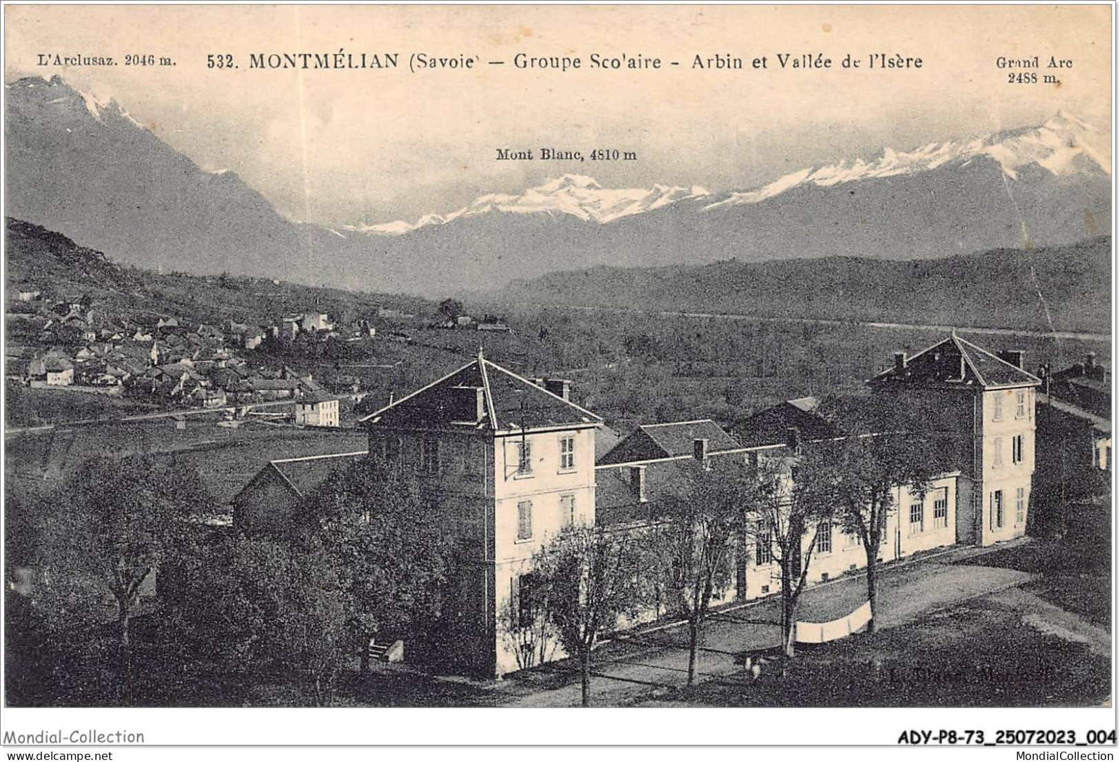 ADYP8-73-0648 - MONTMELIAN - Groupe Scolaire - Arbin Et Vallée De L'isère  - Montmelian