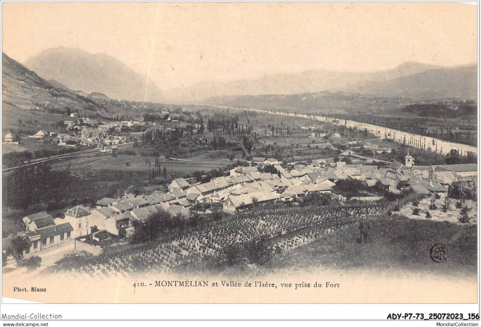 ADYP7-73-0636 - MONTMELIAN Et Vallée De L'isère - Vue Prise Du Fort  - Montmelian