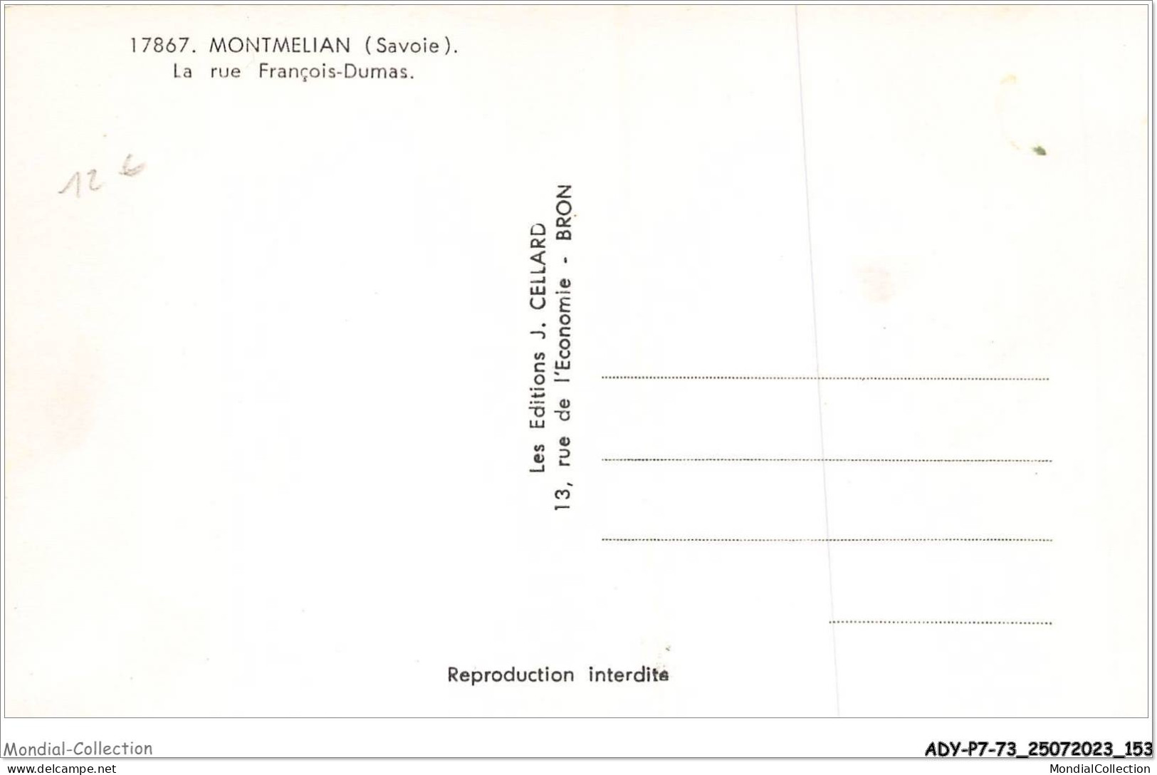 ADYP7-73-0634 - MONTMELIAN - La Rue François-dumas  - Montmelian