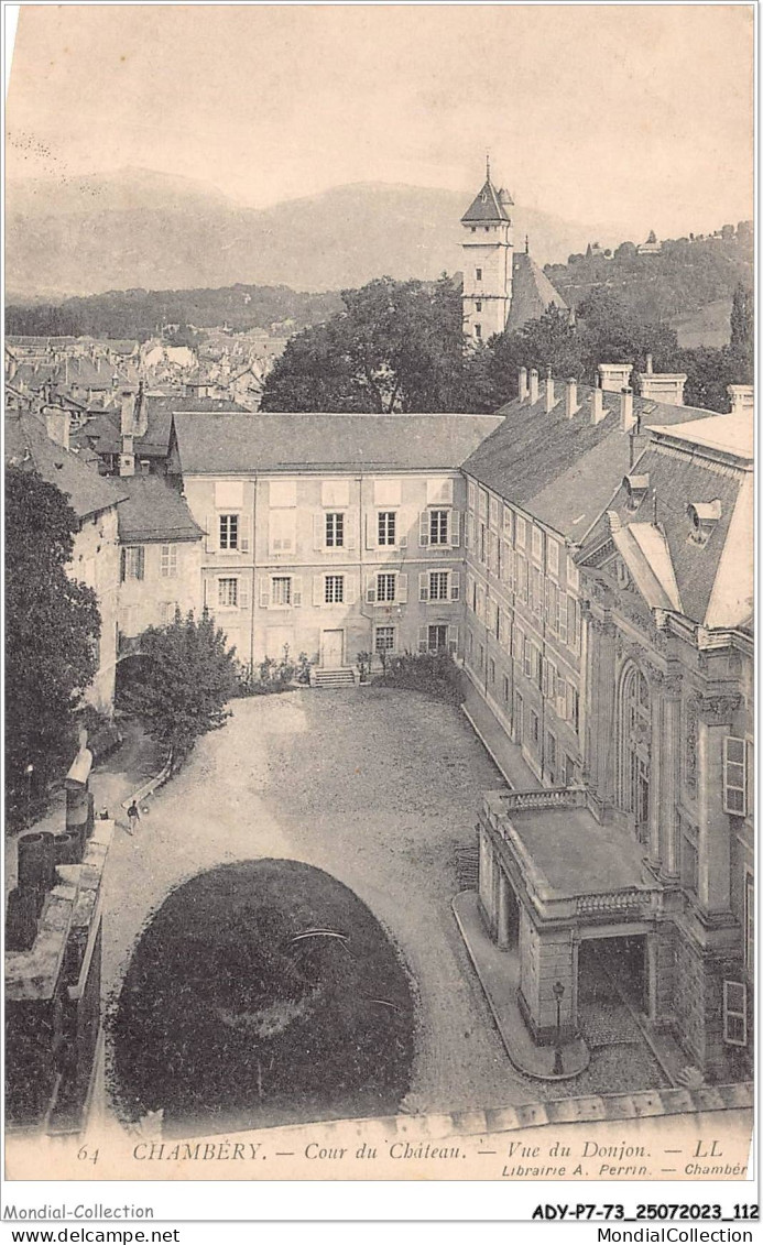 ADYP7-73-0614 - CHAMBERY - Cour Du Château - Vue Du Donjon - Chambery