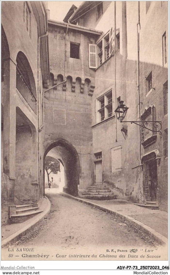 ADYP7-73-0581 - CHAMBERY - Cour Inférieur Du Château Des Ducs De Savoie - Chambery