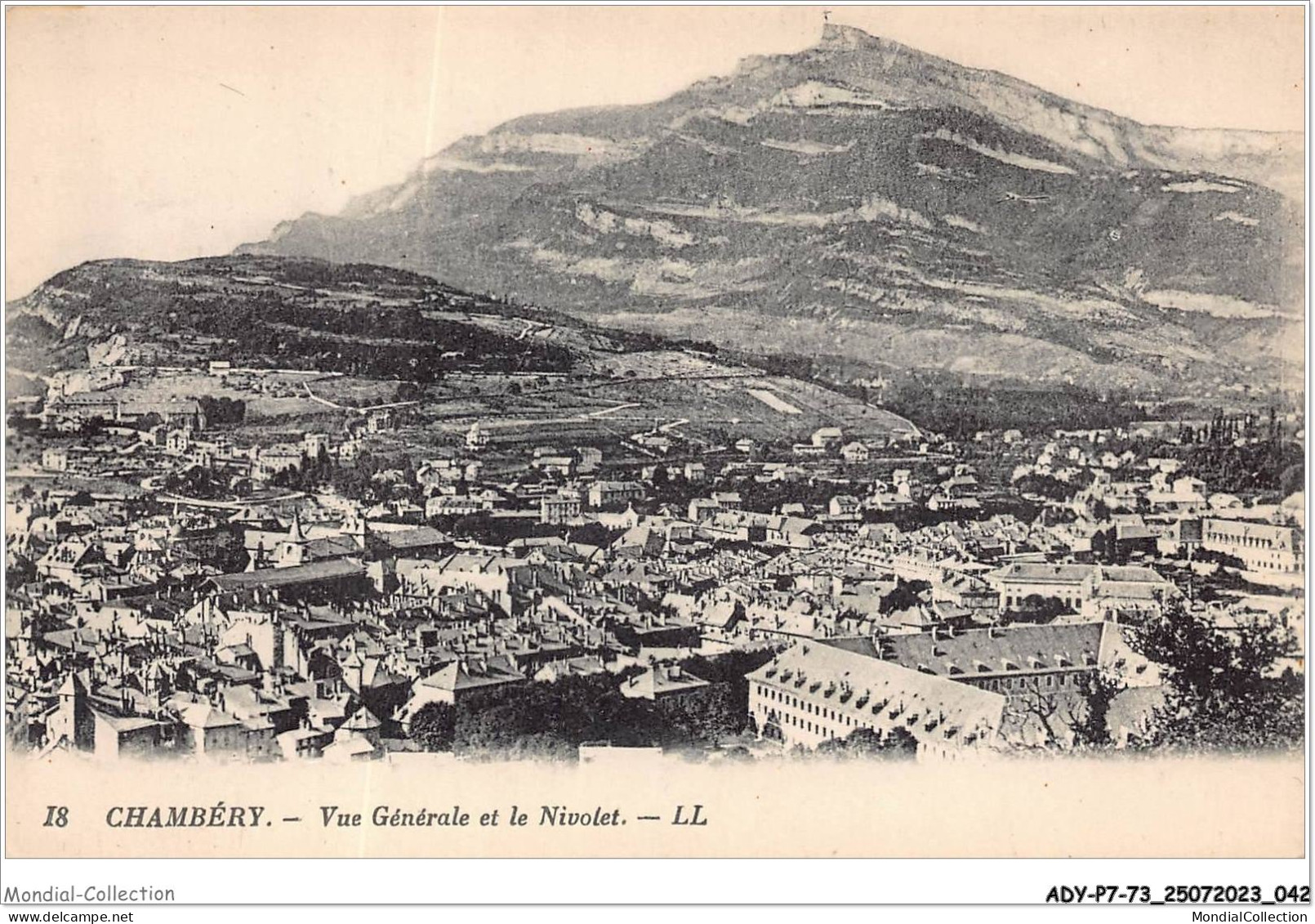 ADYP7-73-0579 - CHAMBERY - Vue Générale Et Le Nivolet  - Chambery