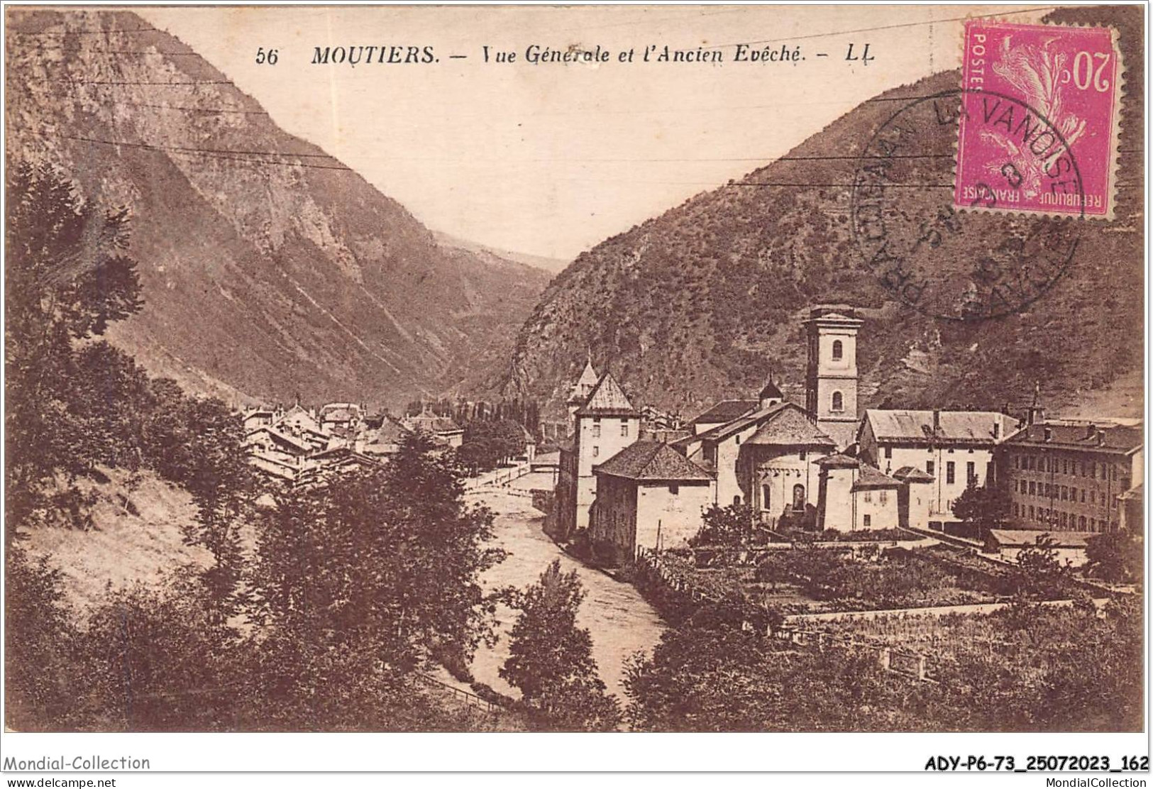 ADYP6-73-0542 - MOUTIERS - Vue Générale Et L'ancien Evêché  - Moutiers