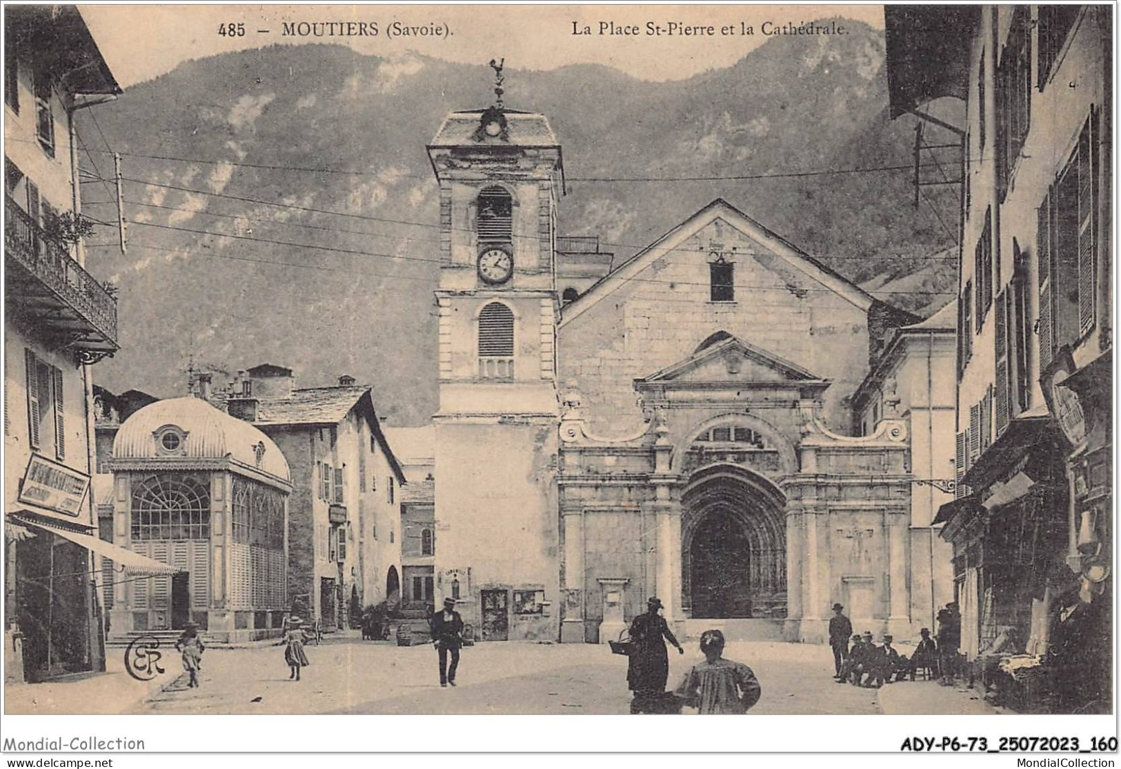 ADYP6-73-0541 - MOUTIERS - La Place St-pierre Et La Cathédrale  - Moutiers