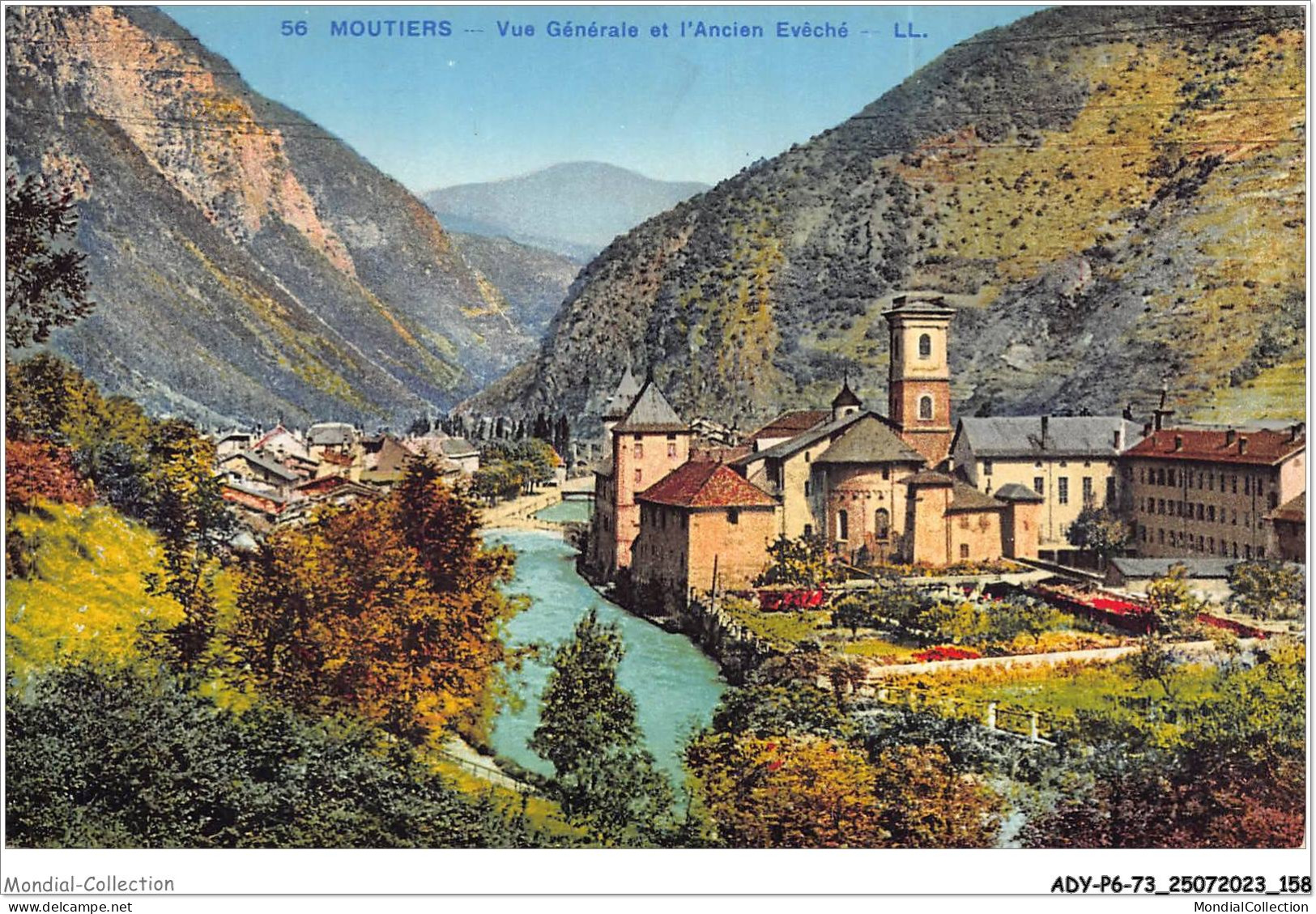 ADYP6-73-0540 - MOUTIERS - Vue Générale Et L'ancien Evêché  - Moutiers