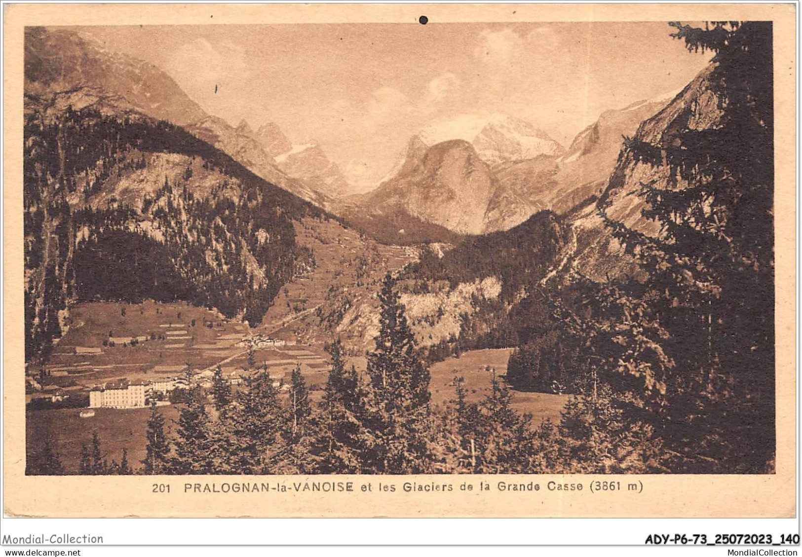 ADYP6-73-0531 - PRALOGNAN-LA-VANOISE Et Les Glaciers De La Grande Casse  - Pralognan-la-Vanoise