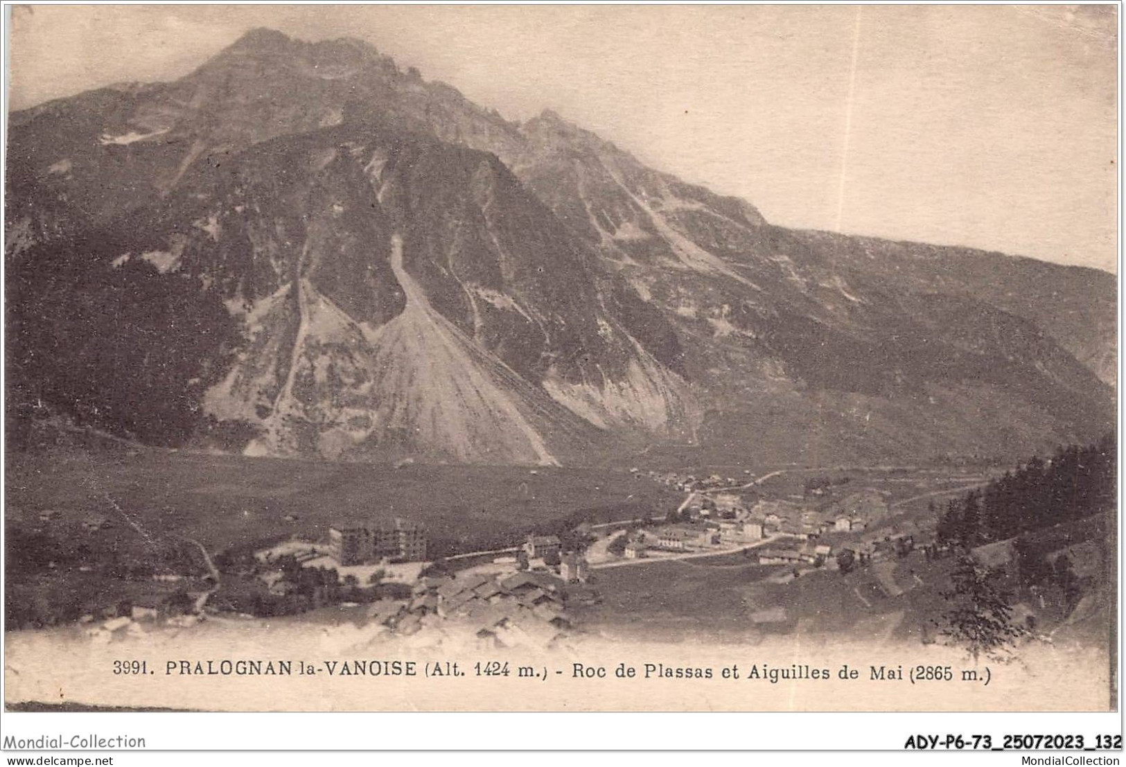 ADYP6-73-0527 - PRALOGNAN-LA-VANOISE - Roc De Plassas Et Aiguilles De Mai - Pralognan-la-Vanoise