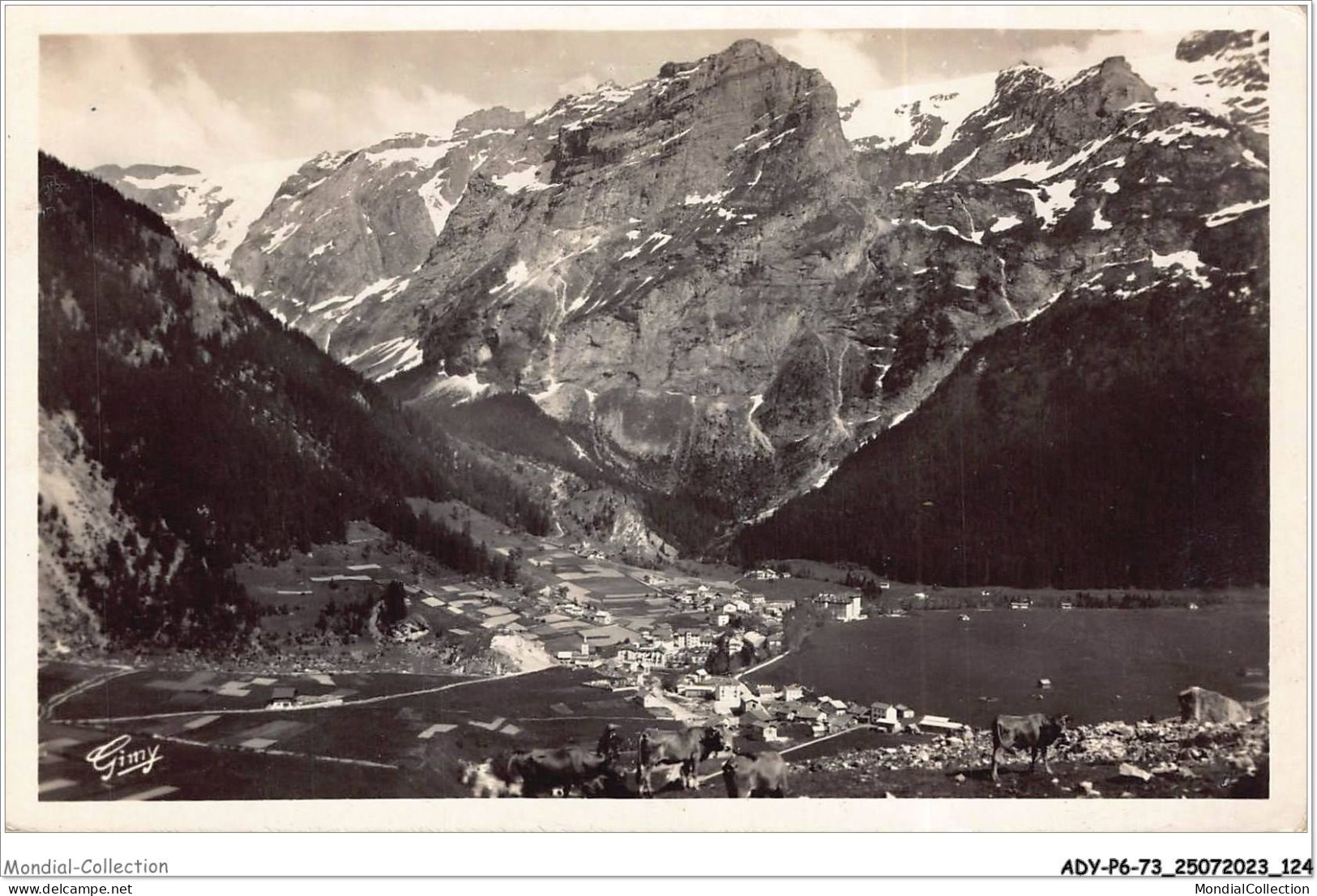 ADYP6-73-0523 - PRALOGNAN-LA-VANOISE - Vue Générale - Le Grand Marchet Et Premiers Contreforts Du Dôme De Chassefôret  - Pralognan-la-Vanoise