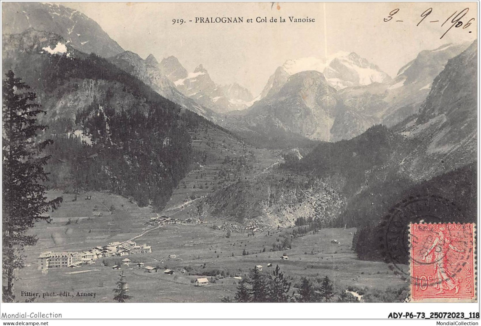 ADYP6-73-0520 - PRALOGNAN Et Le Col De La Vanoise  - Pralognan-la-Vanoise