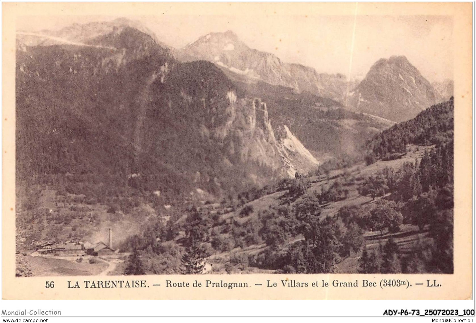 ADYP6-73-0511 - LA TARENTAISE - Route De Pralognan - Le Villars Et Le Grand Bec - Pralognan-la-Vanoise
