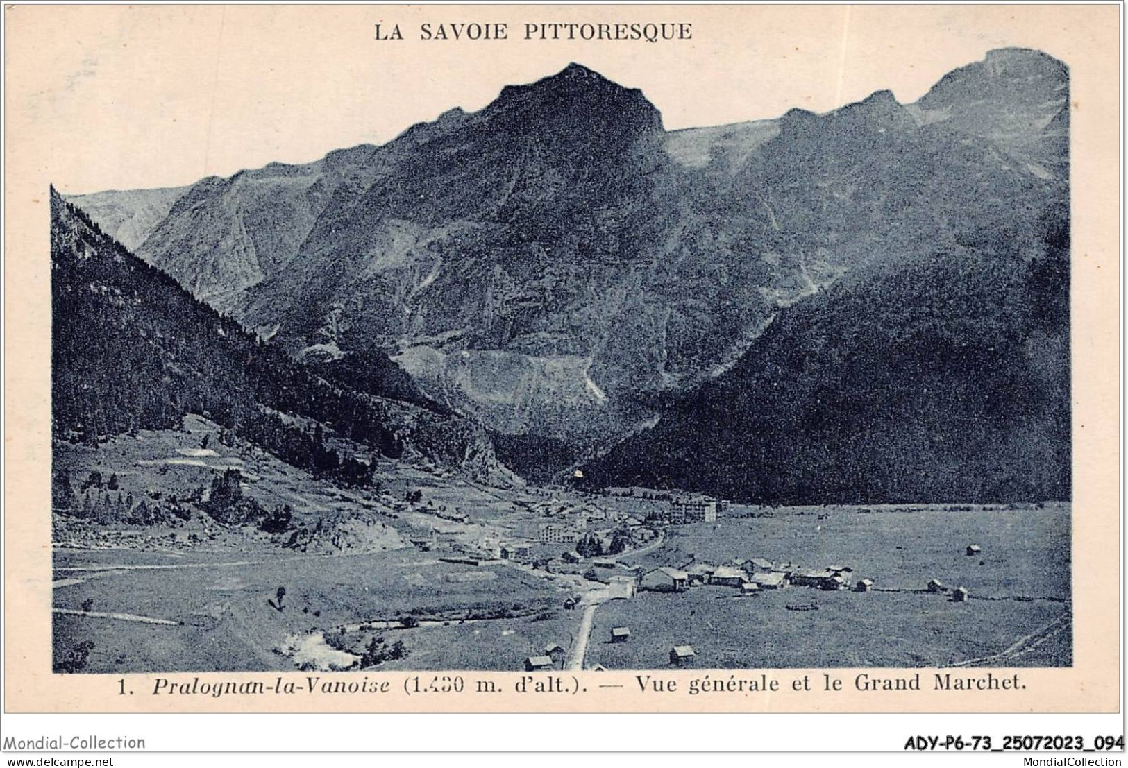 ADYP6-73-0508 - PRALOGNAN-LA-VANOISE - Vue Générale Et Le Grand Marchet - Pralognan-la-Vanoise