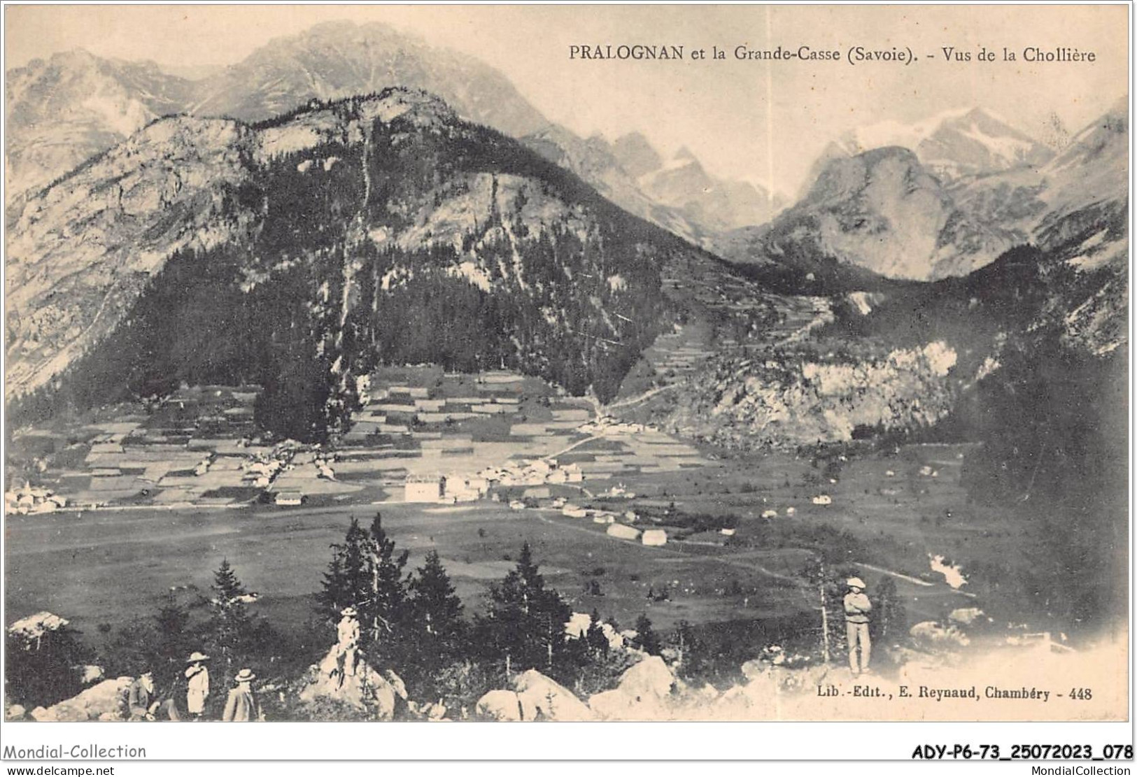 ADYP6-73-0500 - PRALOGNAN Et La Grande-casse - Vus De La Chollière  - Pralognan-la-Vanoise