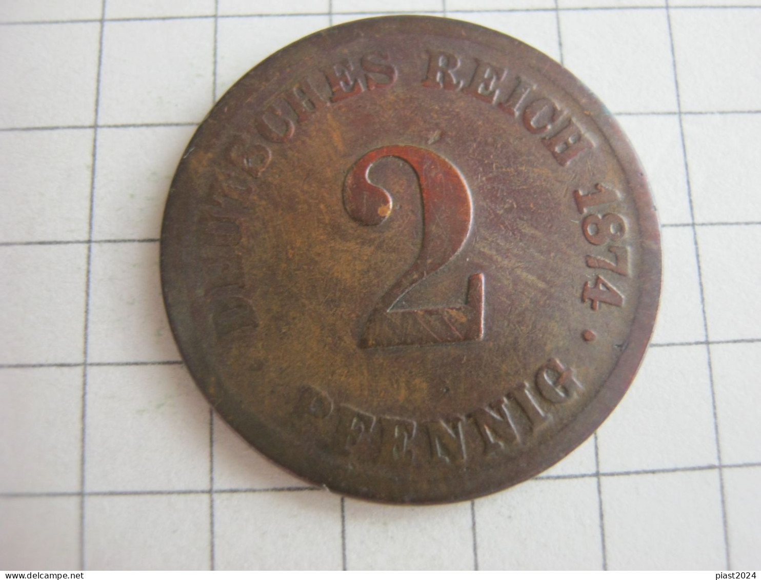 Germany 2 Pfennig 1874 F - 2 Pfennig