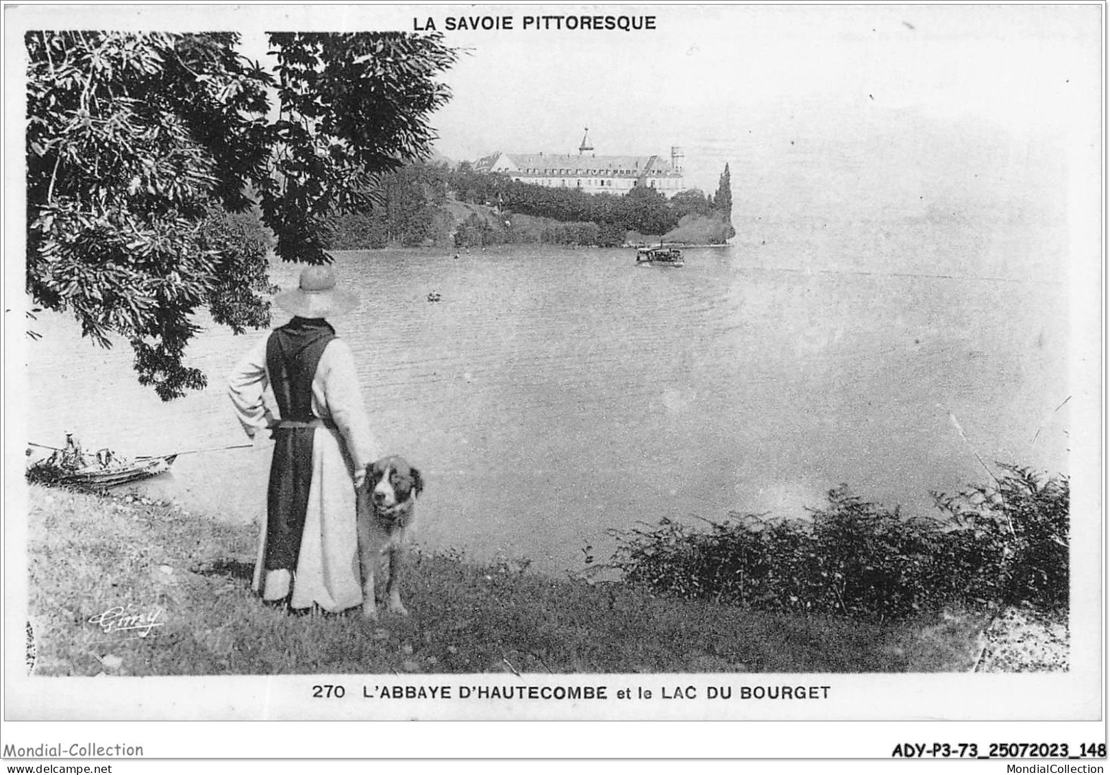 ADYP3-73-0261 - L'abbaye D'hautecombe Et Le Lac Du Bourget  - Aix Les Bains