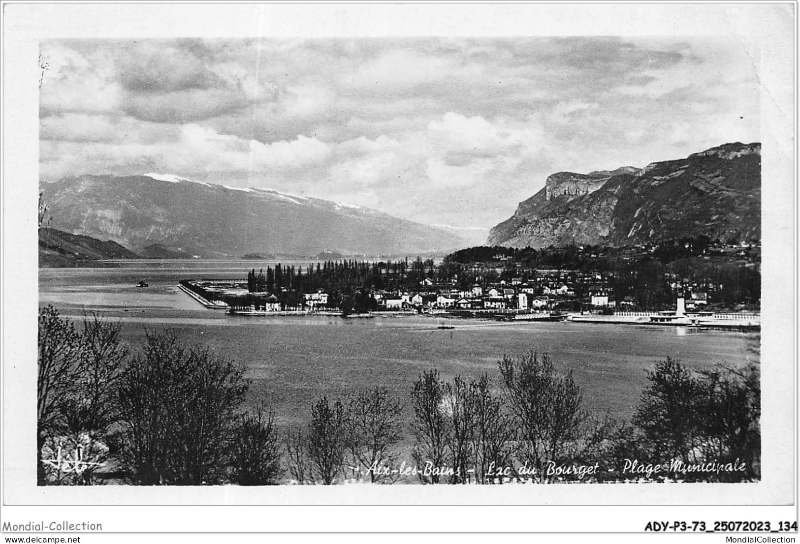 ADYP3-73-0254 - AIX-LES-BAINS - Lac Du Bourget - Plage Municipale  - Aix Les Bains