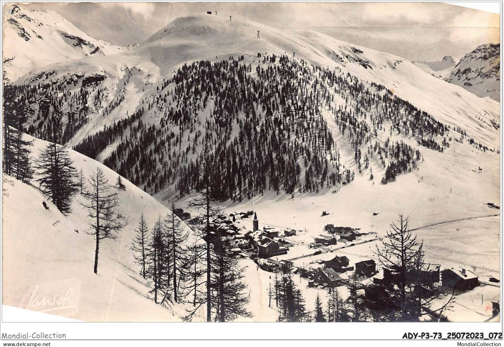 ADYP3-73-0223 - VAL-D'ISERE - Vue Générale Et Le Solaise  - Val D'Isere