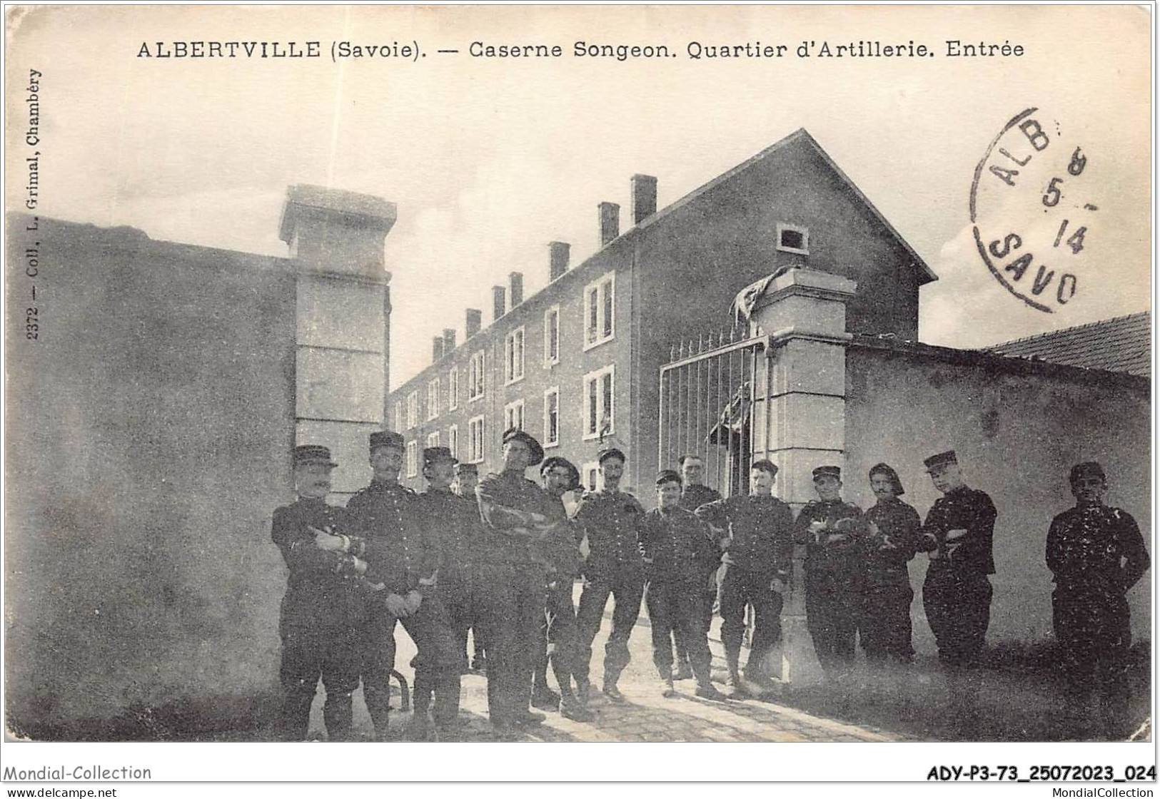 ADYP3-73-0199 - ALBERTVILLE - Caserne Songeon - Quartier D'artillerie - Entrée  - Albertville