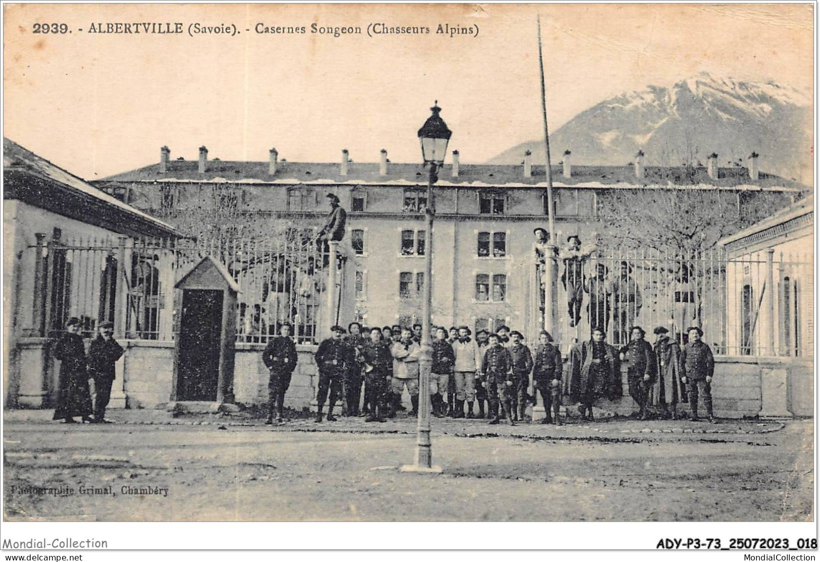 ADYP3-73-0196 - ALBERTVILLE - Caserne Songeon - Chasseurs Alpins  - Albertville