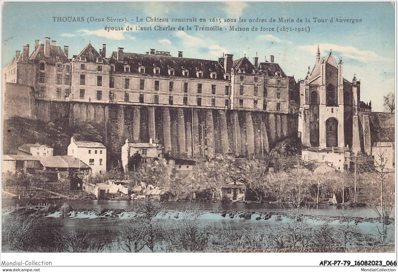AFXP7-79-0589 - THOUARS - Le Chateau Construit En 1615 Sous Les Ordres De Marie De La Tour D'auvergne - Thouars