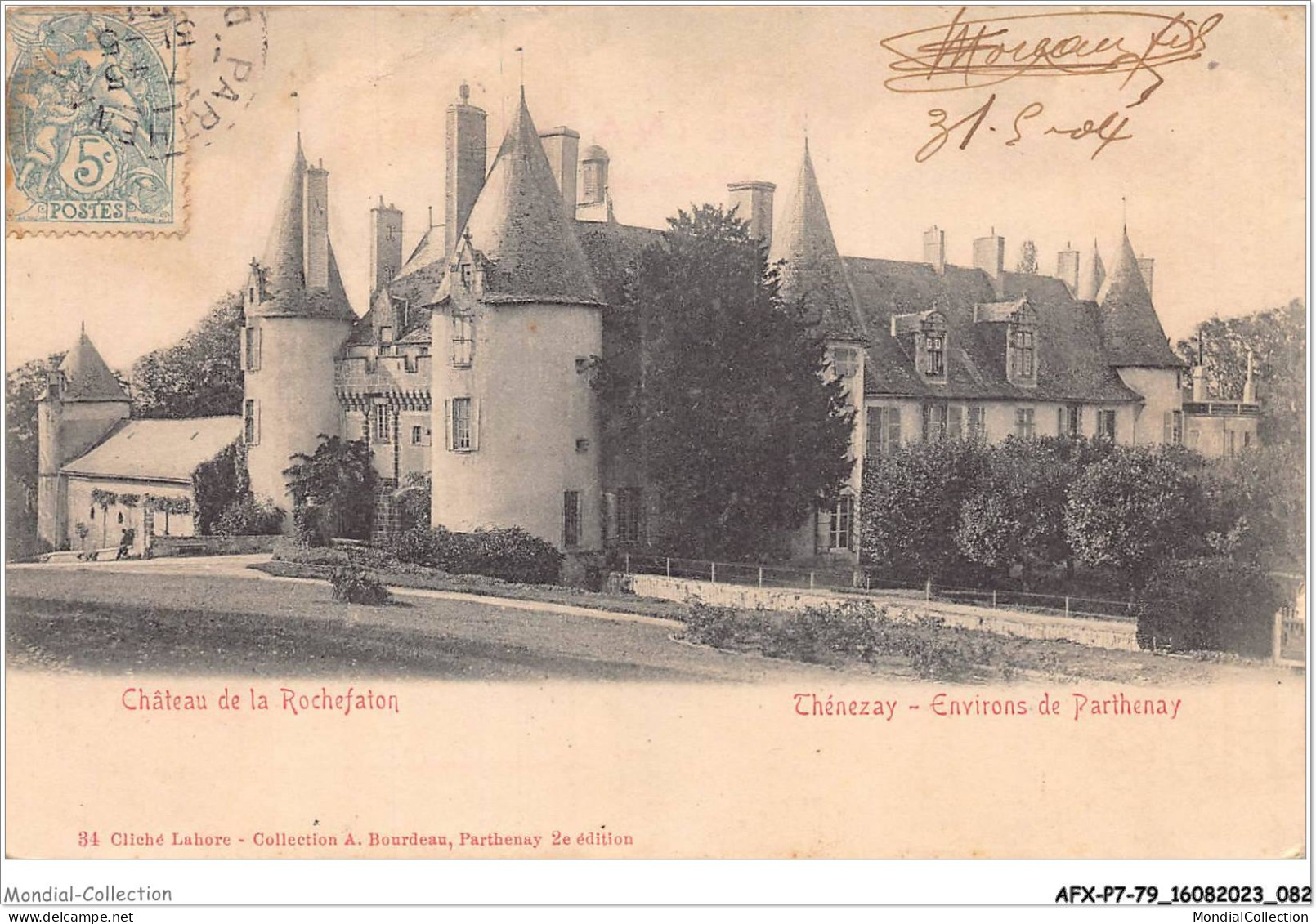 AFXP7-79-0597 - THENEZAY - Environs De Parthenay - Chateau De Rochefaton - Thenezay