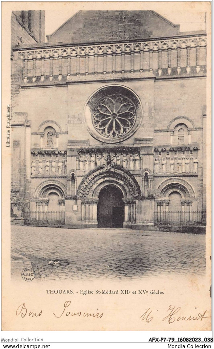 AFXP7-79-0575 - THOUARS - Eglise St-Medard XIIe Et XVe Siecles - Thouars