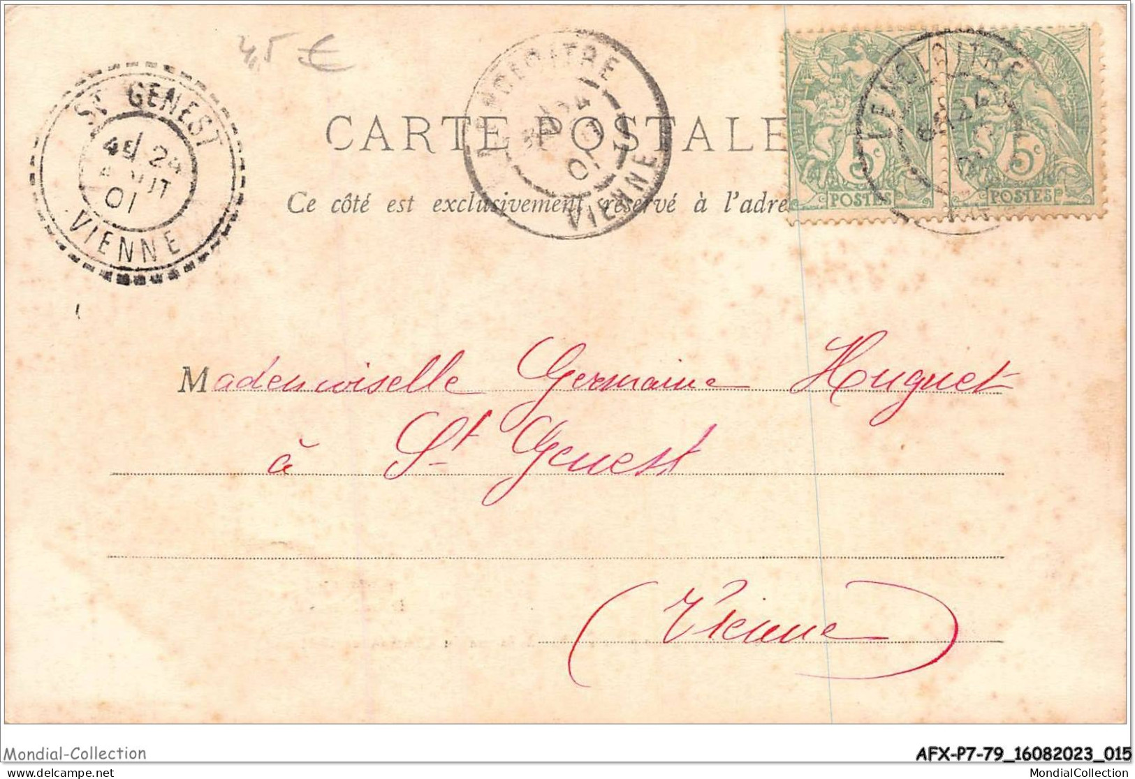 AFXP7-79-0563 - THOUARS - Le Chateau - Vue Prise Au Bas De La Rue Du Chateau En 1883 - Thouars