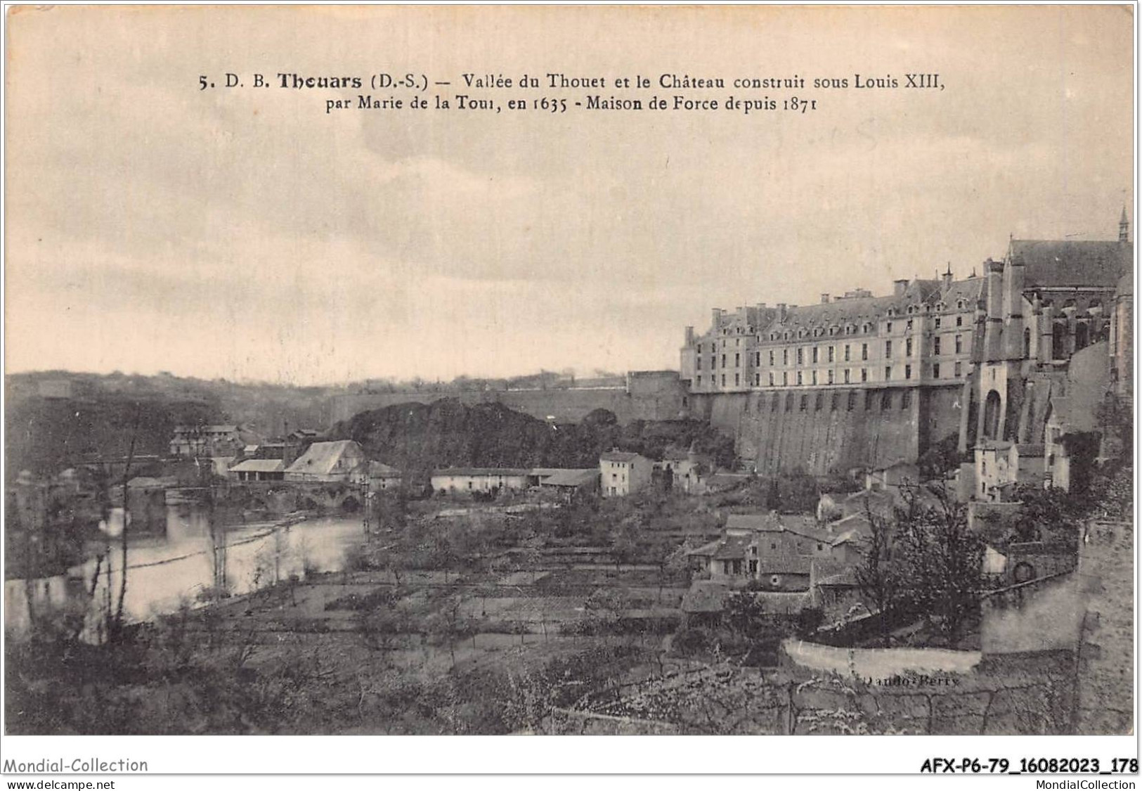 AFXP6-79-0542 - THOUARS - Vallée Du Thouet Et Le Chateau Construit Sous Louis XIII Par Marie De La Tour - Thouars