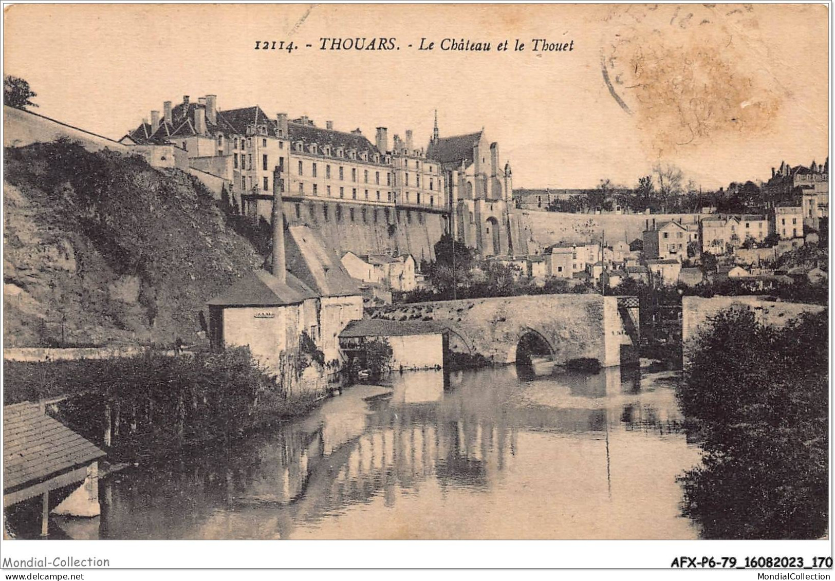AFXP6-79-0538 - THOUARS - Le Chateau Et Le Thouet - Thouars
