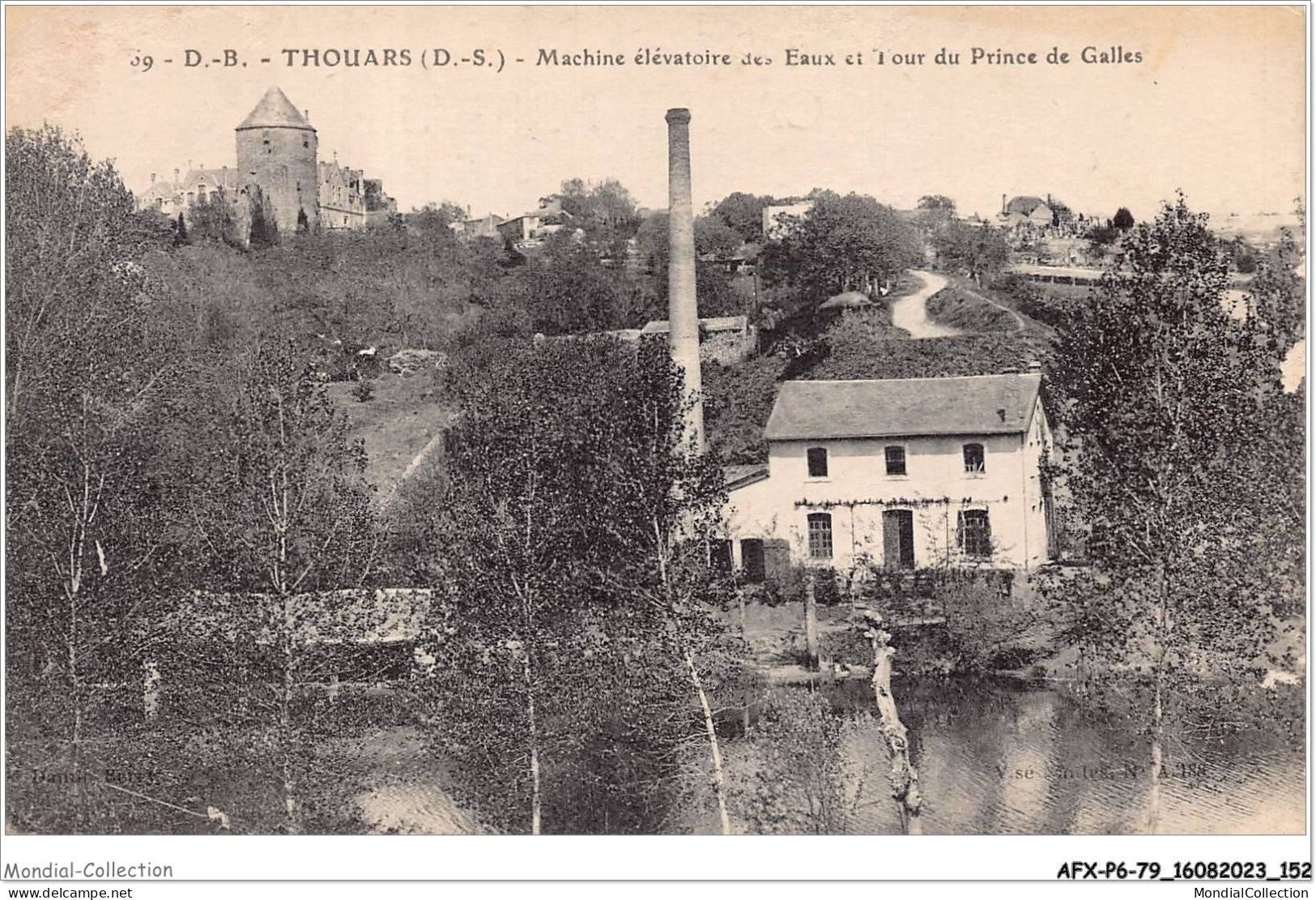 AFXP6-79-0529 - THOUARS - Machine Elevatoire Des Eaux Et Tour Du Prince De Galles - Thouars