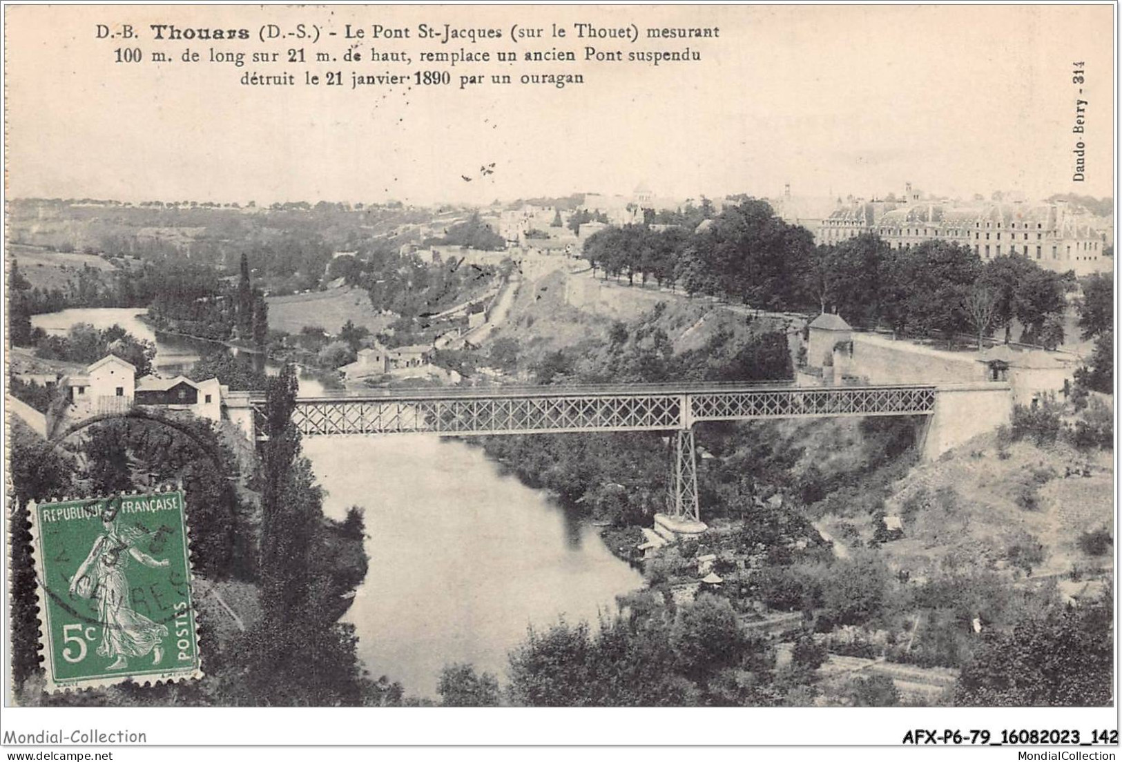 AFXP6-79-0524 - THOUARS - Le Pont De ST-Jacques - Thouars