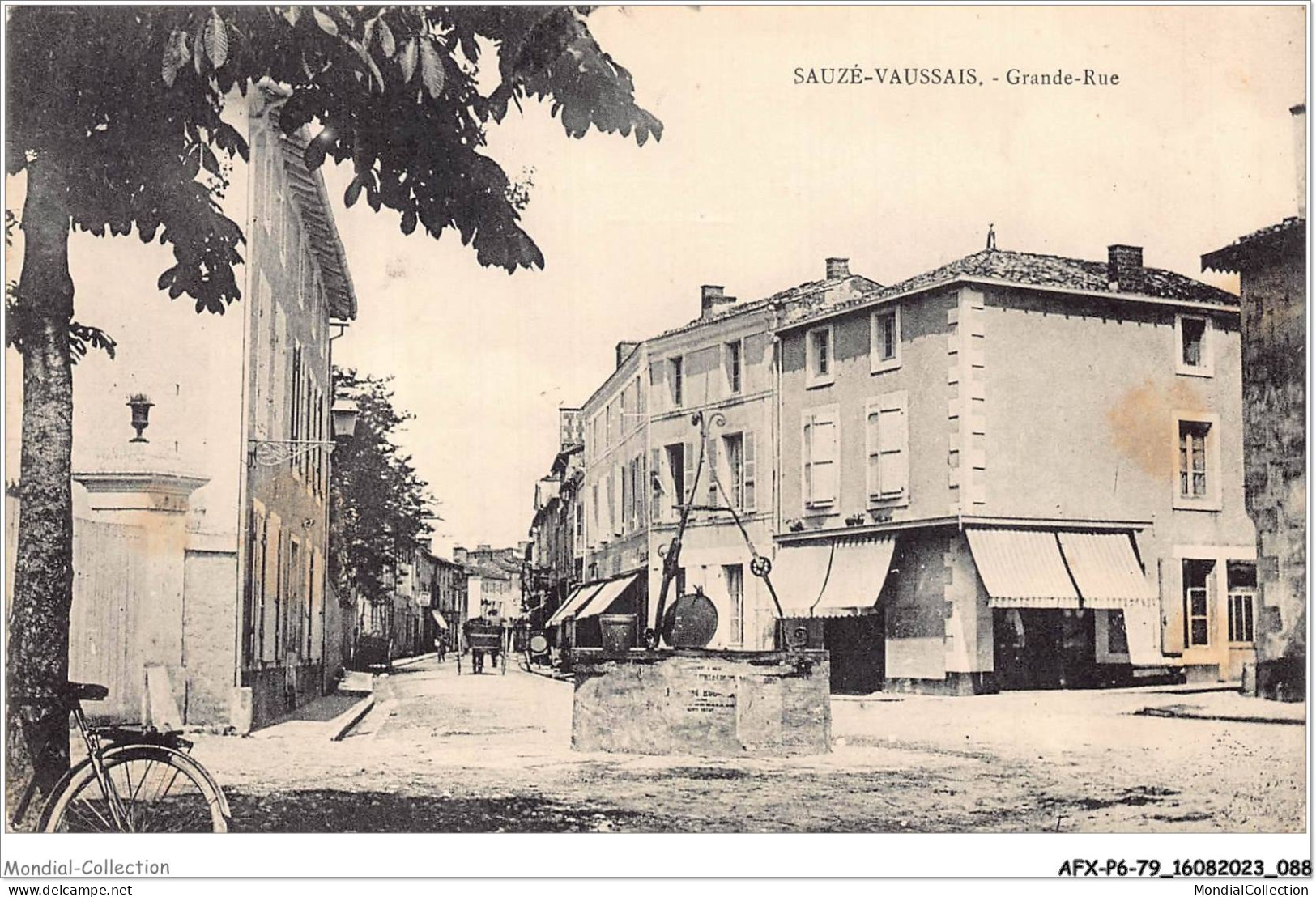 AFXP6-79-0497 - SAUZE-VAUSSAUS - Grande Rue - Sauze Vaussais