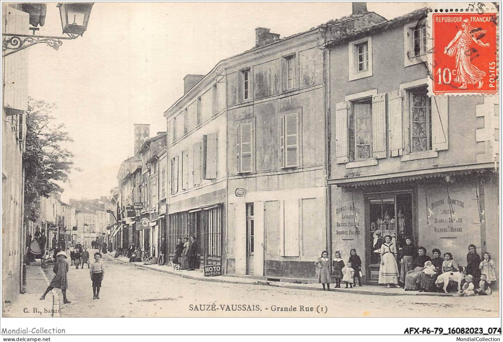 AFXP6-79-0490 - SAUZE-VAUSSAIS - Grande Rue - Sauze Vaussais