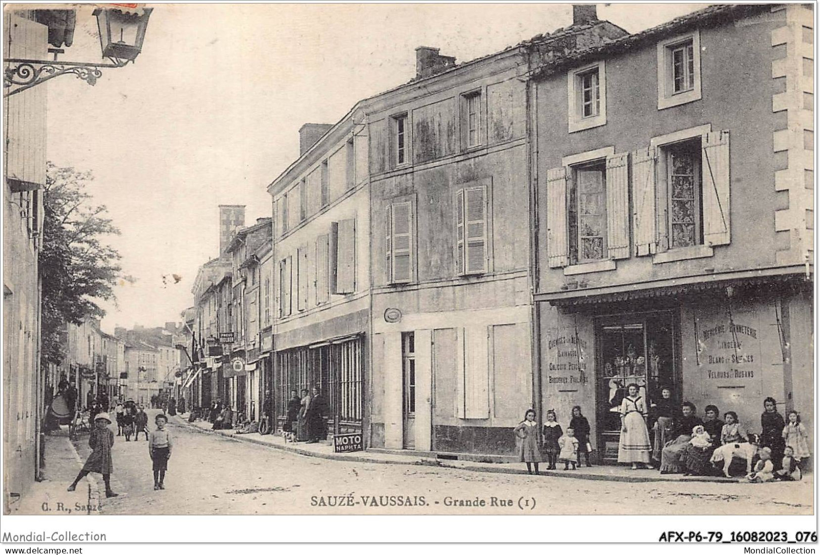 AFXP6-79-0491 - SAUZE-VAUSSAIS - Grande Rue - Sauze Vaussais