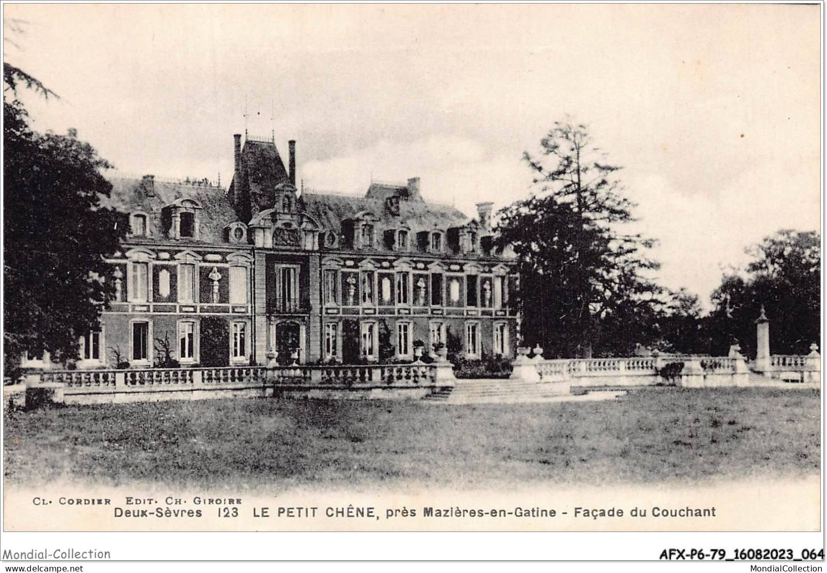 AFXP6-79-0485 - LE PETIT CHENE - Pres Mazieres-en-Gatine - Facade Du Couchant - Mazieres En Gatine