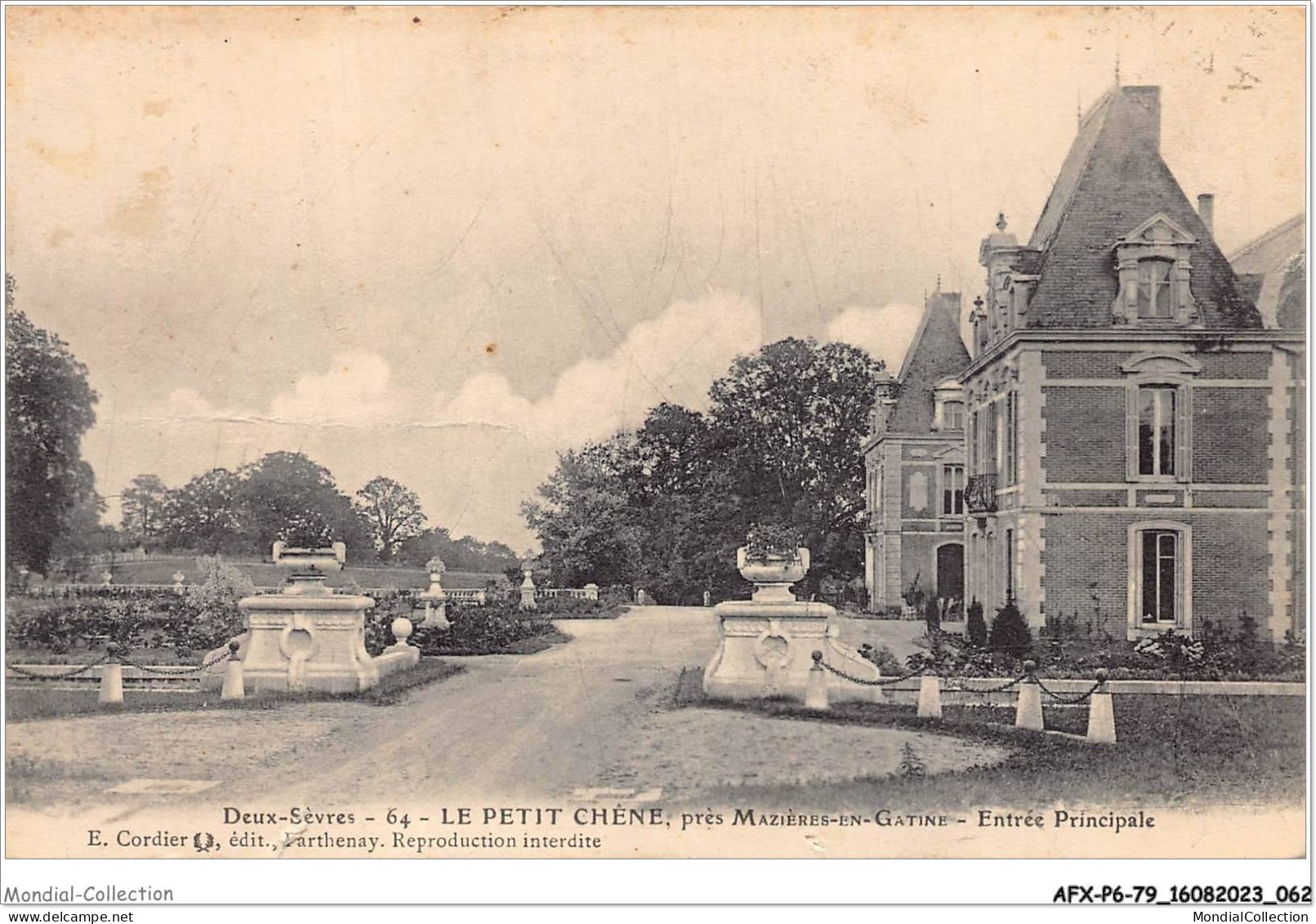 AFXP6-79-0484 - LE PETIT CHENE - Pres Mazieres-en-Gatine - Entrée Principlae - Mazieres En Gatine