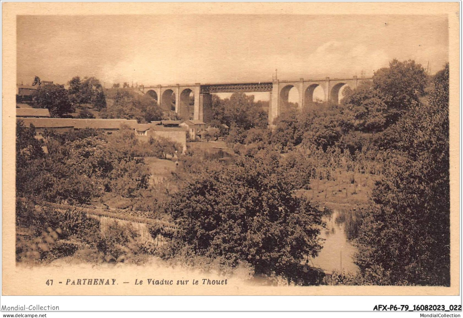 AFXP6-79-0464 - PARTHENAY - Le Viaduc Sur Le Thouet - Parthenay