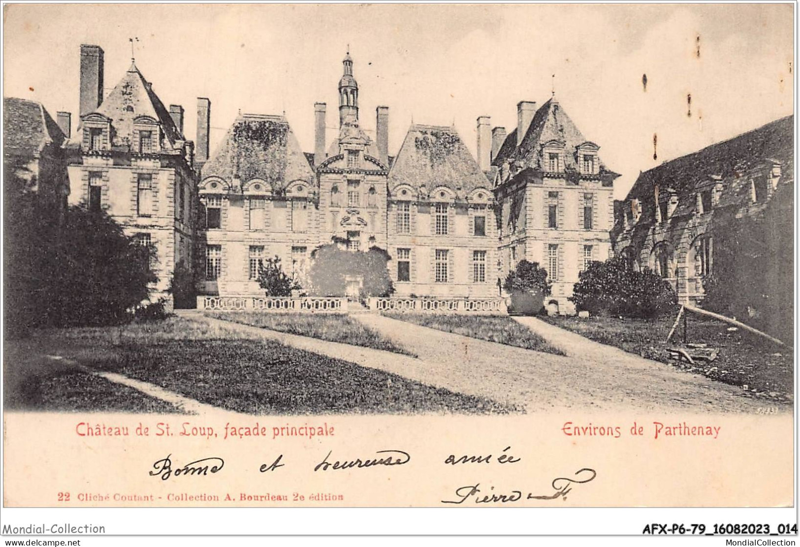 AFXP6-79-0460 - Chateau De St-Loup - Facade Principale - Environs De PARTHENAY  - Parthenay