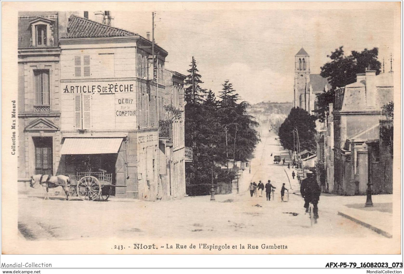 AFXP5-79-0399 - NIORT - La Rue De L'espingole Et La Rue Gambetta - Niort