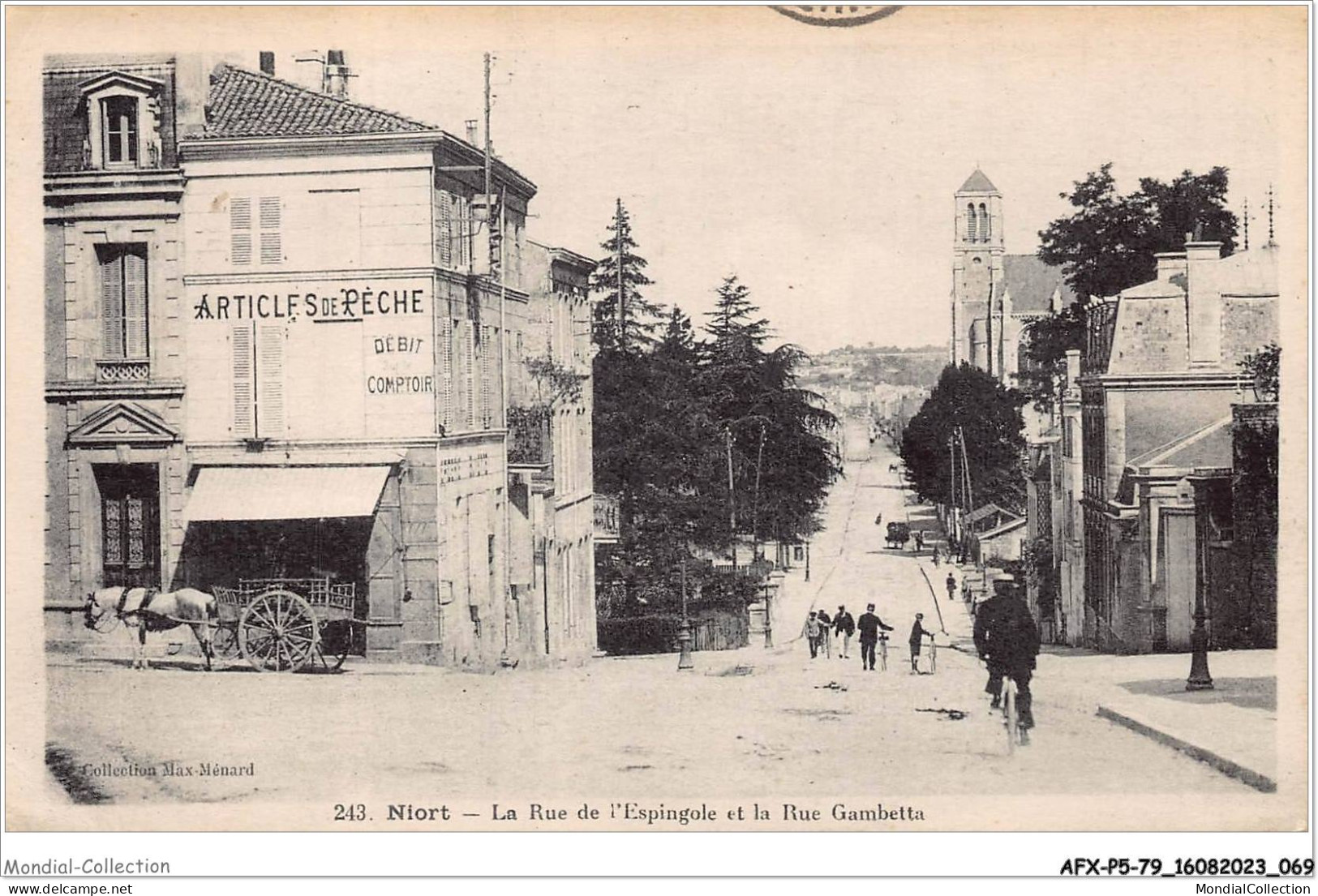 AFXP5-79-0397 - NIORT - La Rue De L'espingole Et La Rue Gambetta - Niort