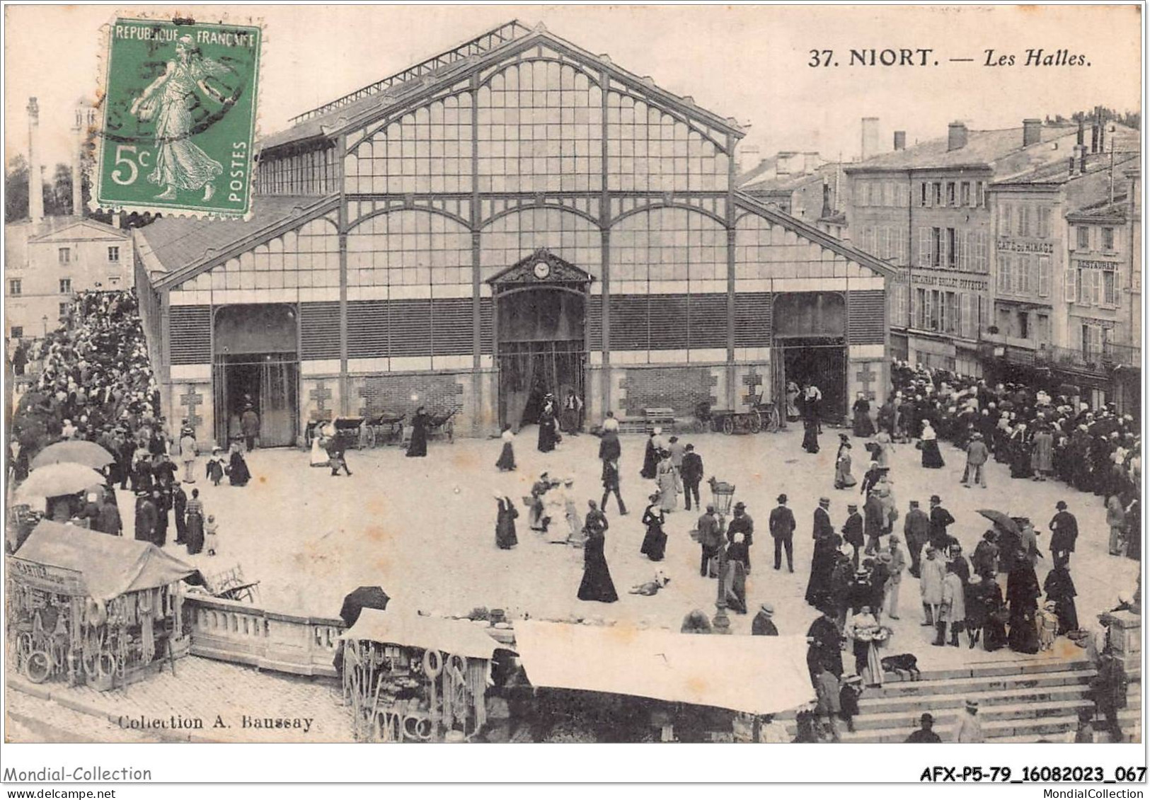 AFXP5-79-0396 - NIORT - Les Halles  - Niort